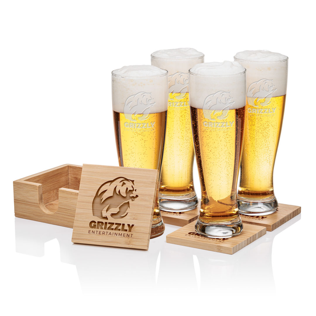 Bamboo Coaster Gift Set - Sussex 1