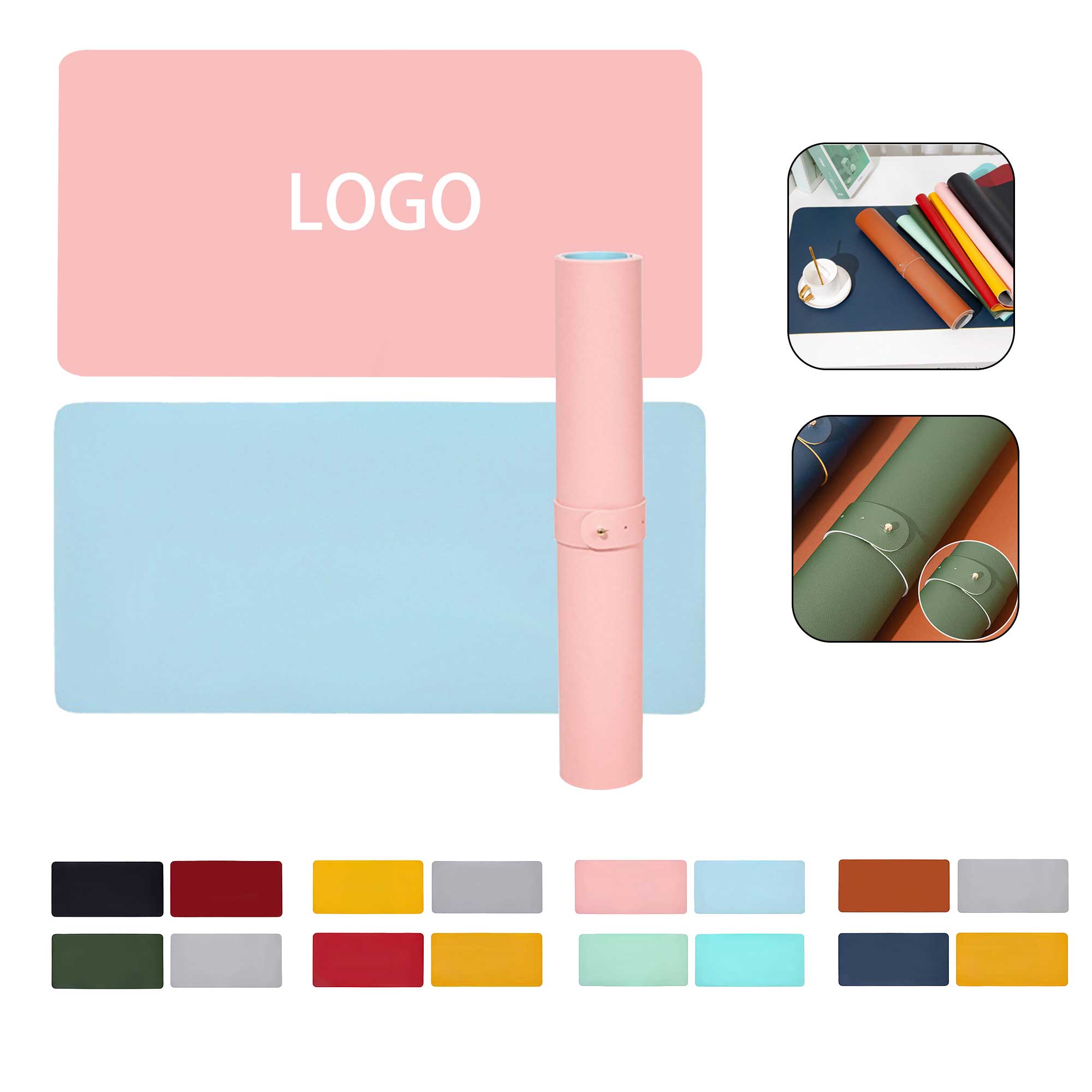 Non - Slip PU Desk Mouse Pad 5