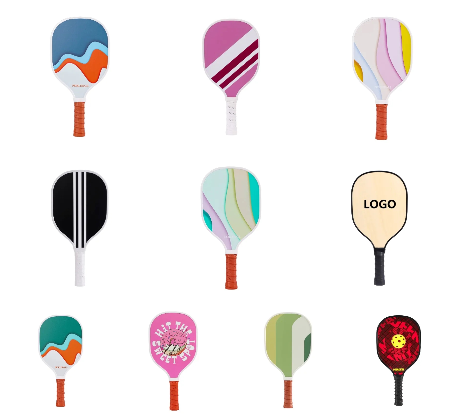 Single Wood Pickleball Paddle 2