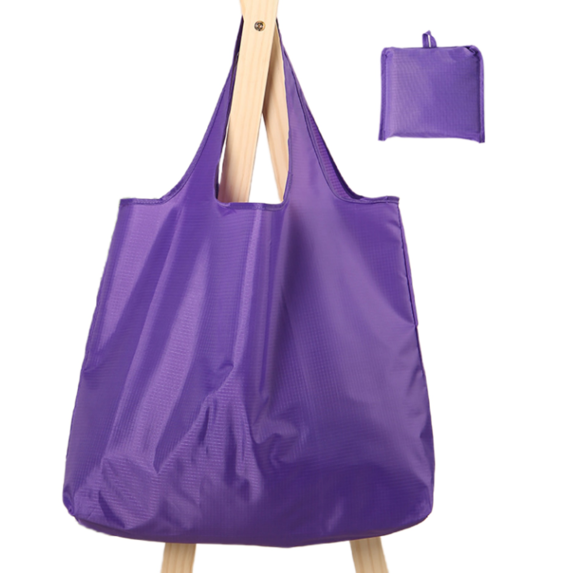 Foldable Reusable Oxford Grocery Bags, custom tote bag with logo imprint 4