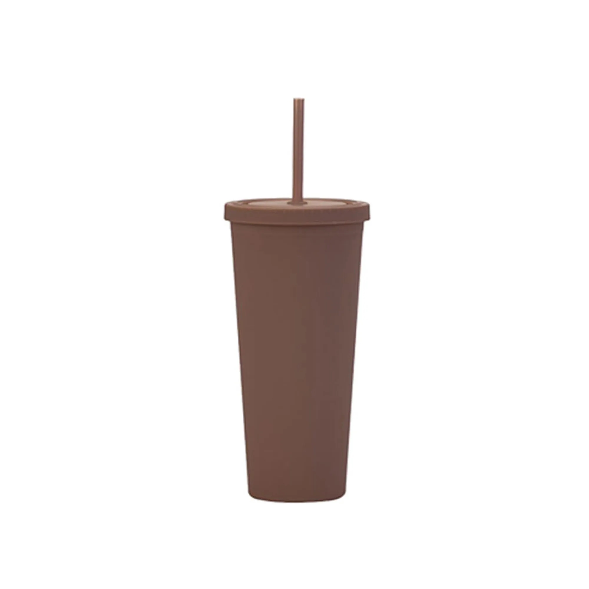 24oz Double Layer Bottle With Lid And Straw 4