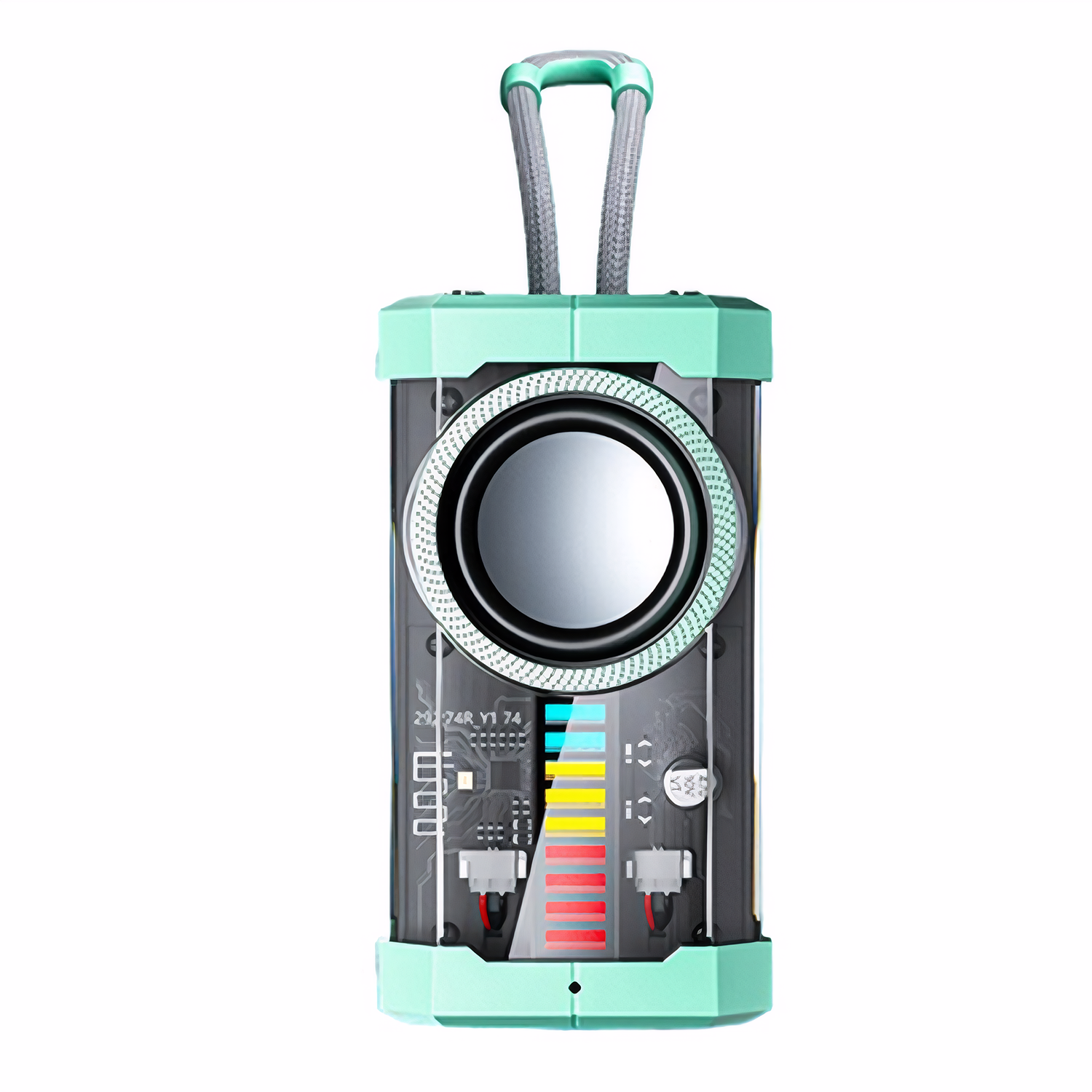 Mini Clear Glowing Wireless Bluetooth Speaker 5