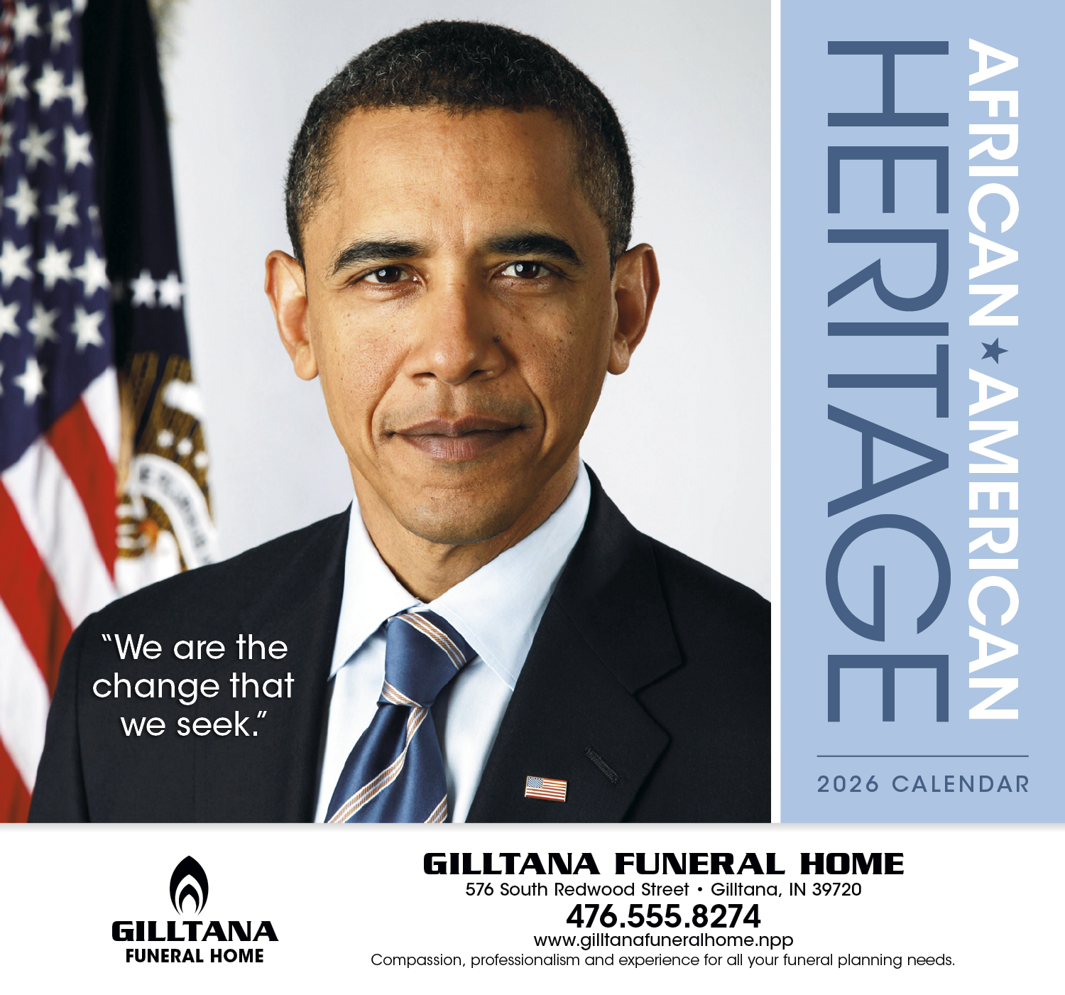 Triumph® Calendars African-American Heritage Barack Obama Calendar 30