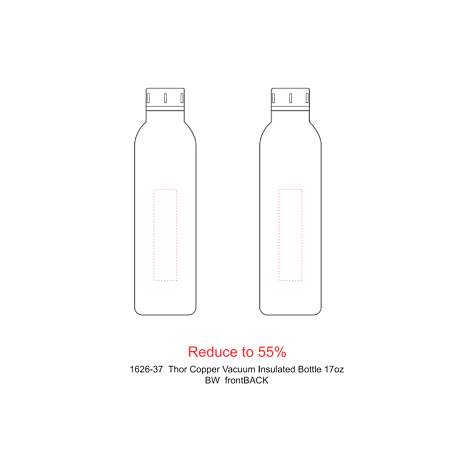 Thor Copper Vacuum Insulated Bottle 17oz 84