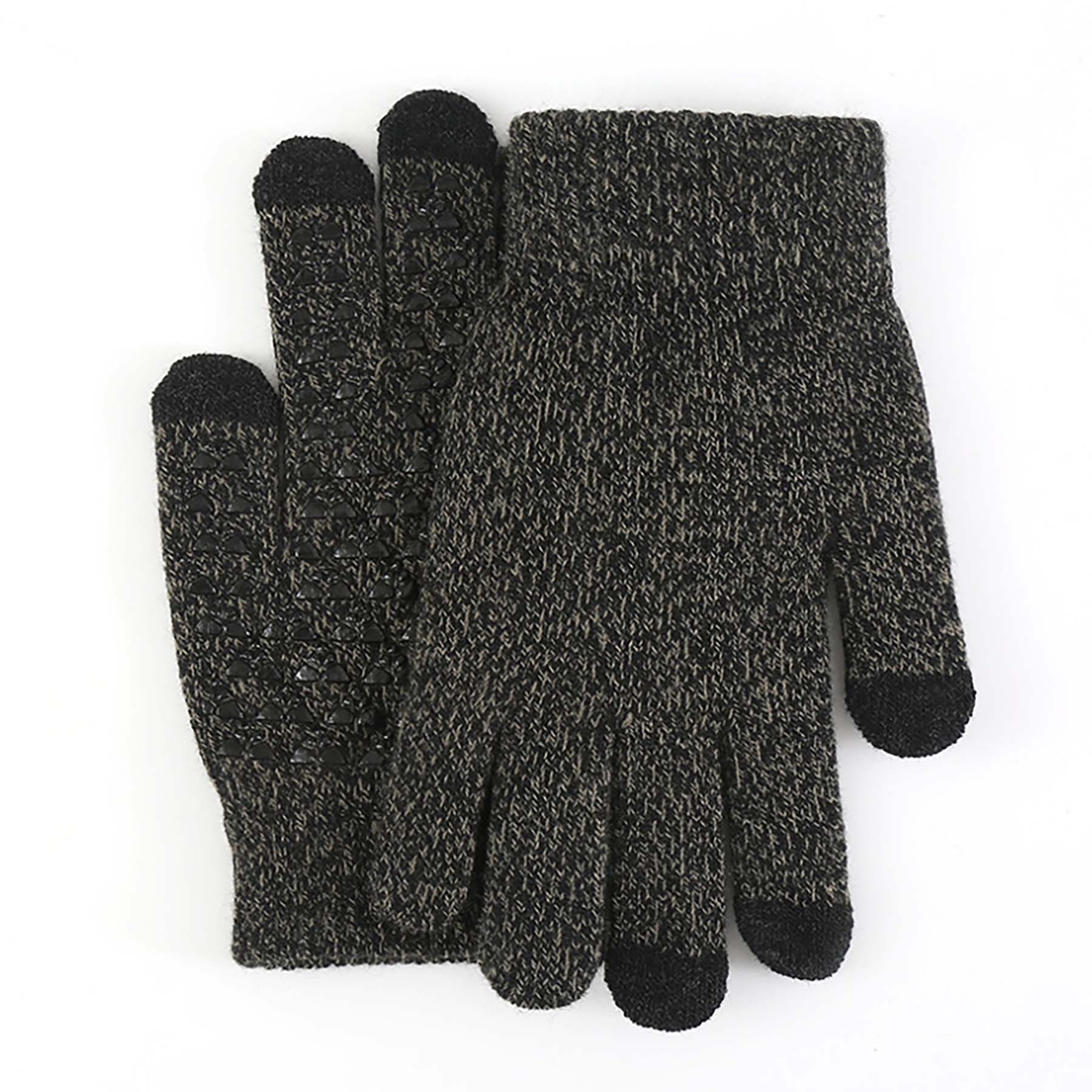 Winter Anti-Slip Knit Gloves Touchscreen Warm 3