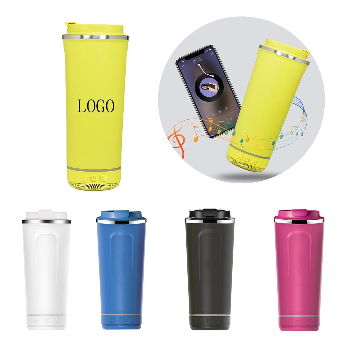 18OZ Coffee Mug With Smart Bluetooth 3