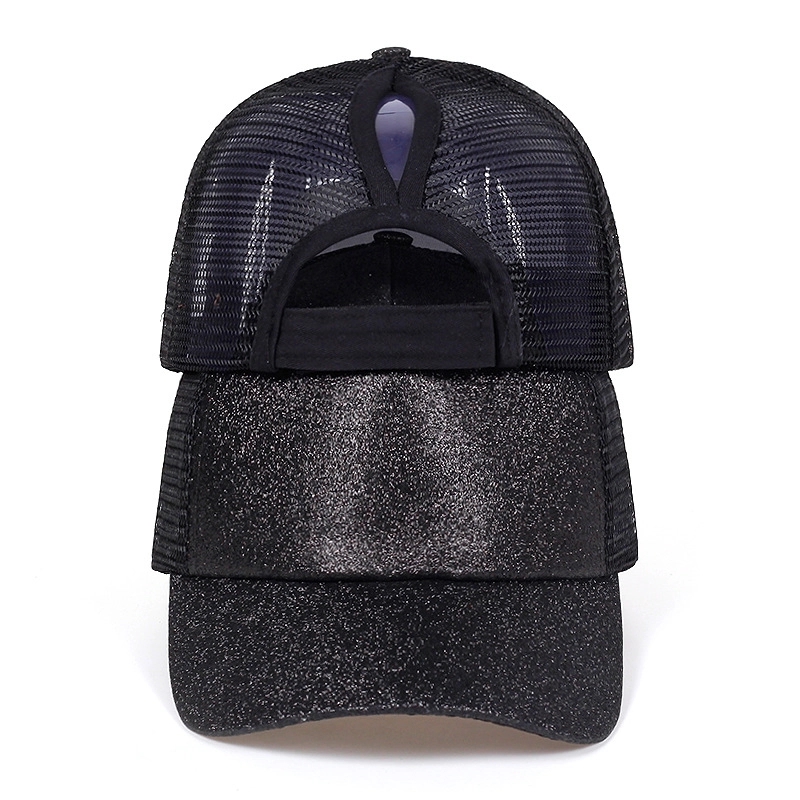 Glitter Ponytail Mesh Cap 7