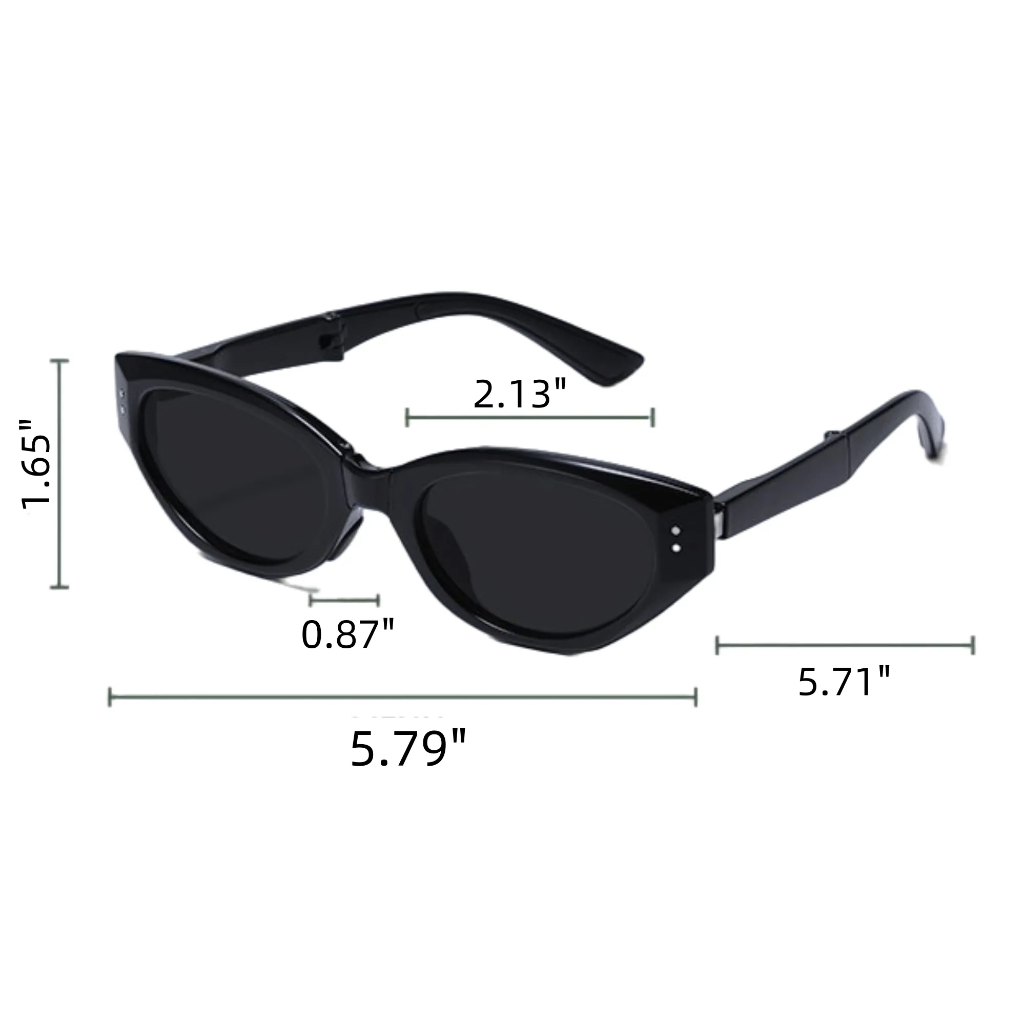 UV Protection Cat-Eye Foldable Shades Fashion Sunglasses 8