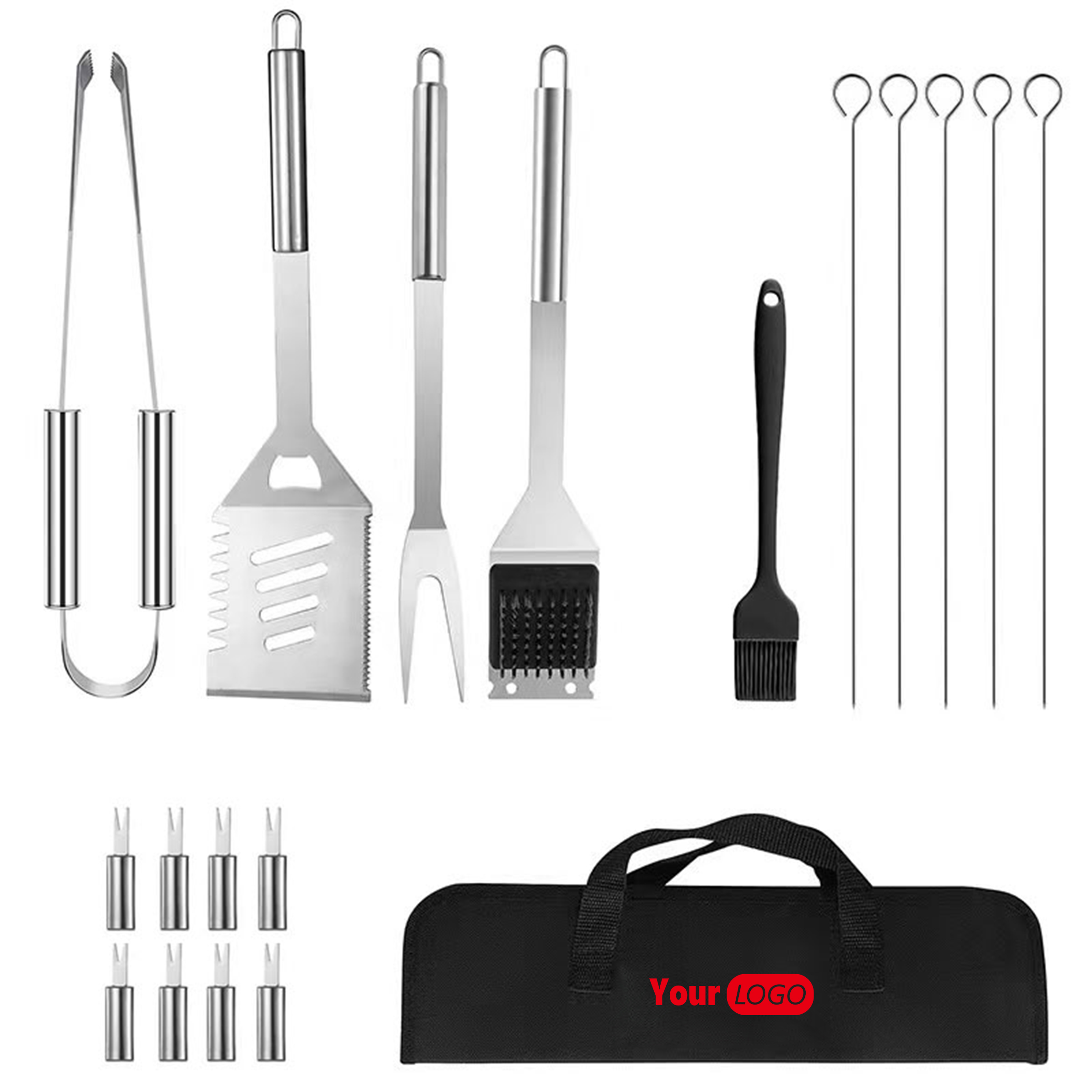 Stainless Steel Portable Bbq Tool Kit 4