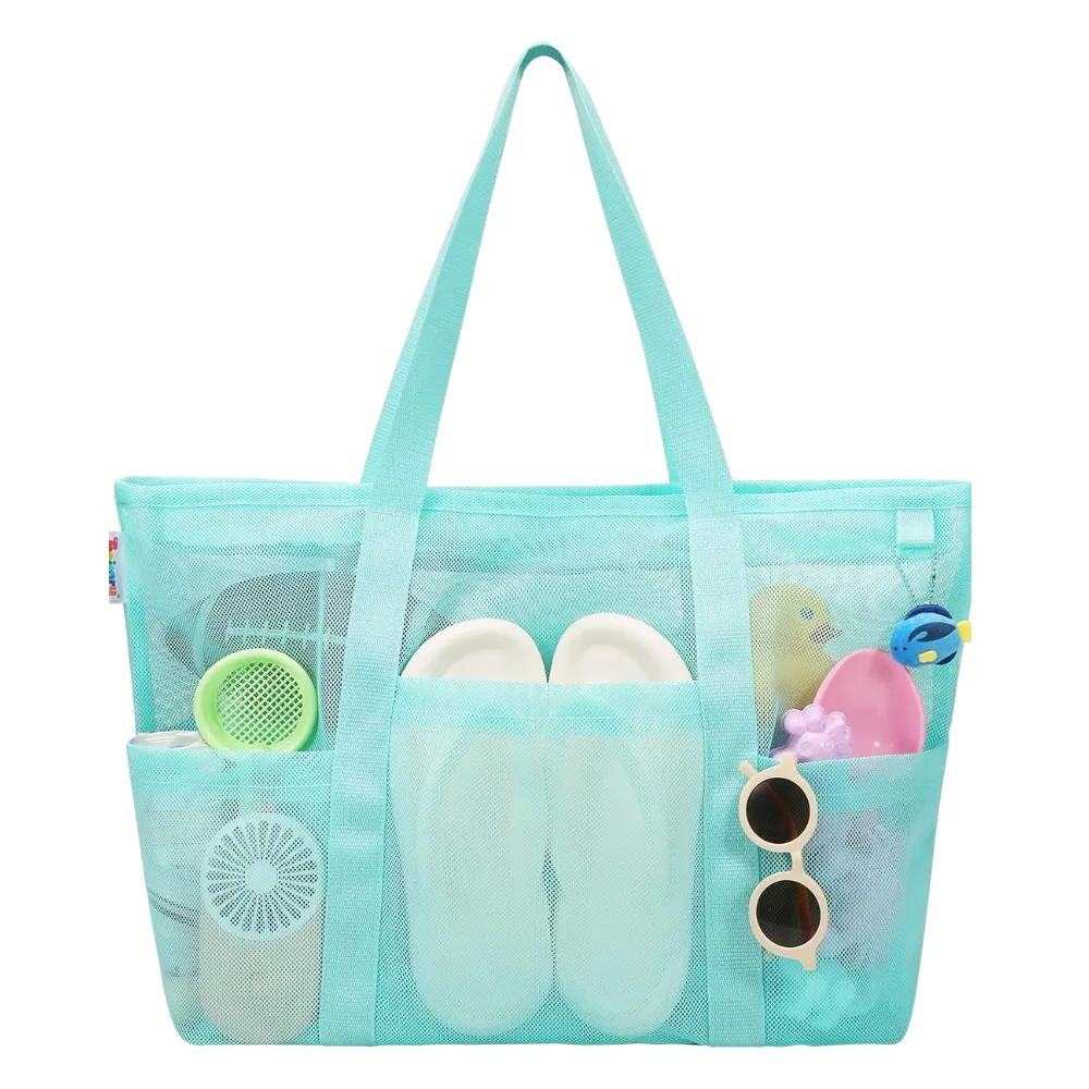 Deluxe Mesh Beach Tote Bag 3