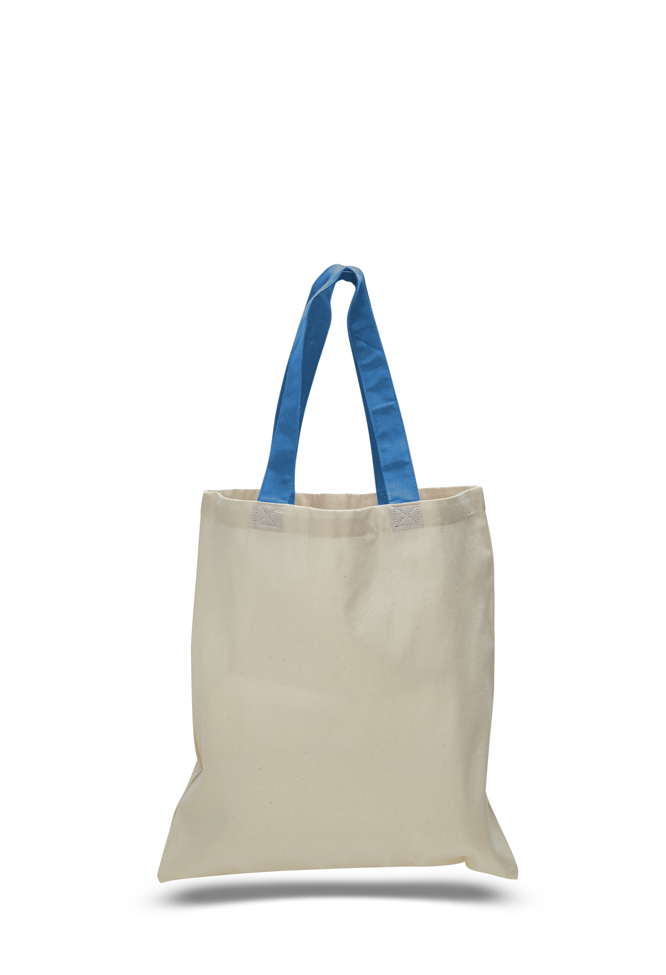 Economical Cotton Tote Bag with Colored Handles, custom tote bag with logo imprint 9