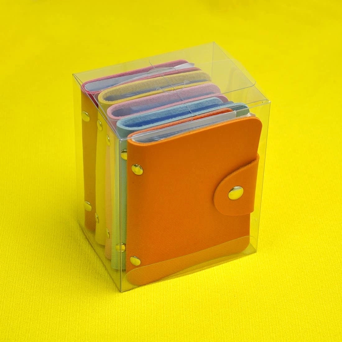 24 Slots PU Business Card/Bank Card Foldable Holder 2