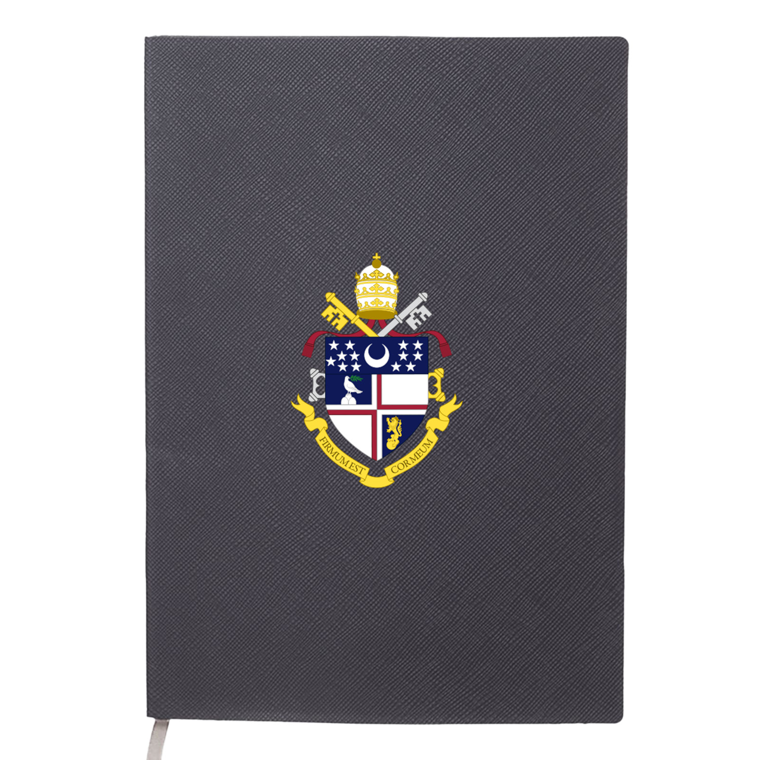 Softcover Notebook w/ Custom Imprint & Woven Fabric Bookmark 3