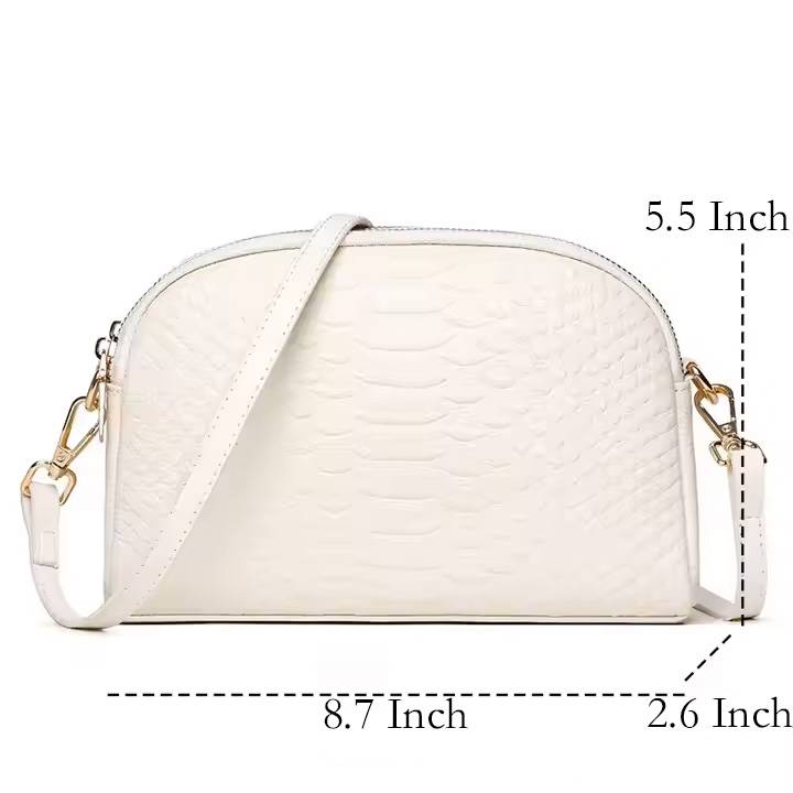 Cowhide shoulder crossbody bag 2