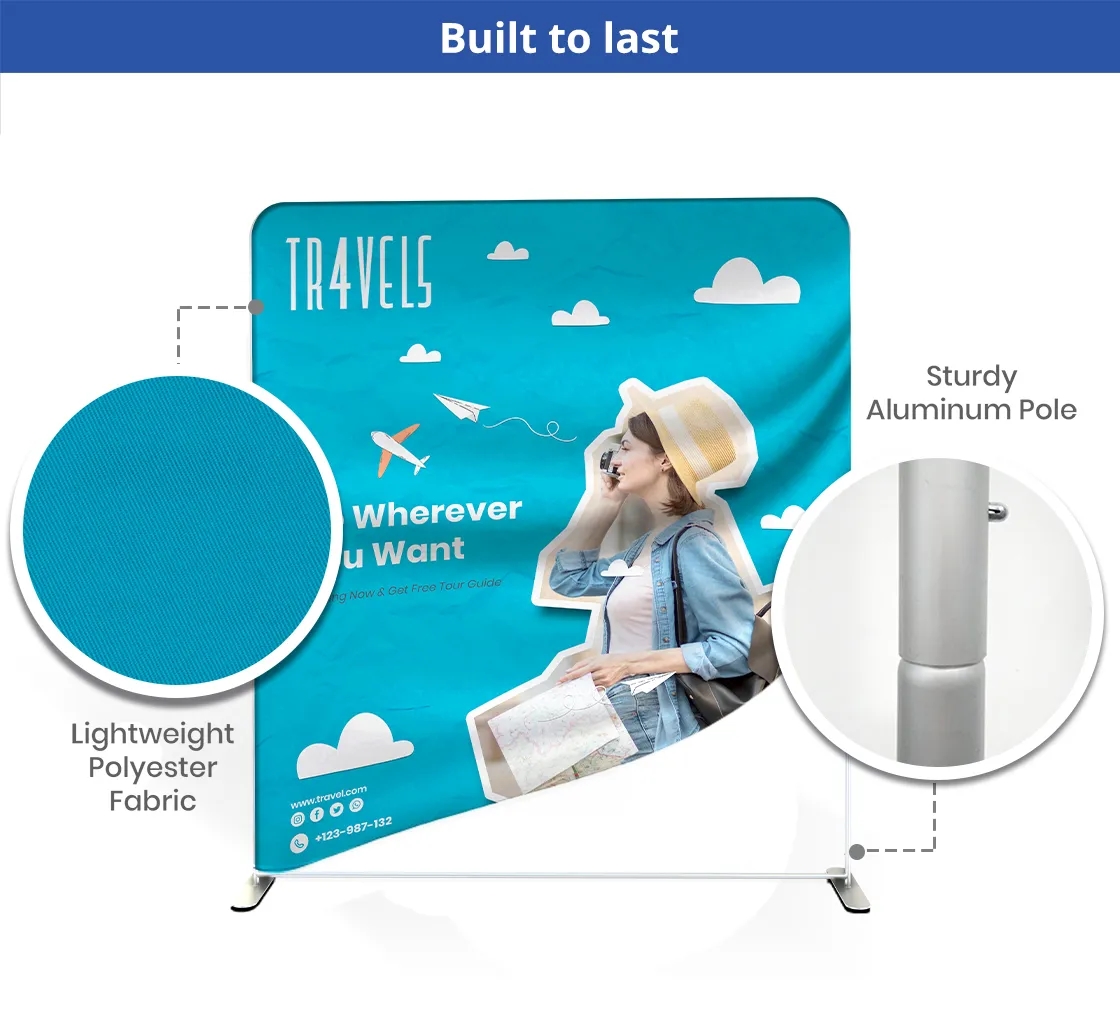 20ft Inline Trade Show Booth - Modular Fabric Display 11