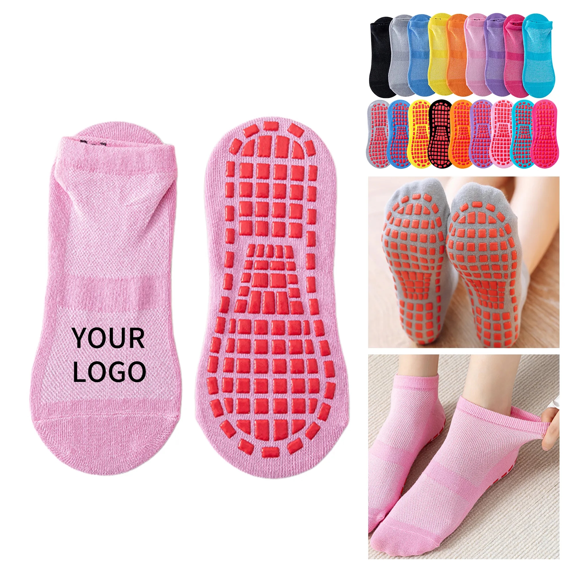 Cotton Grip Socks 13