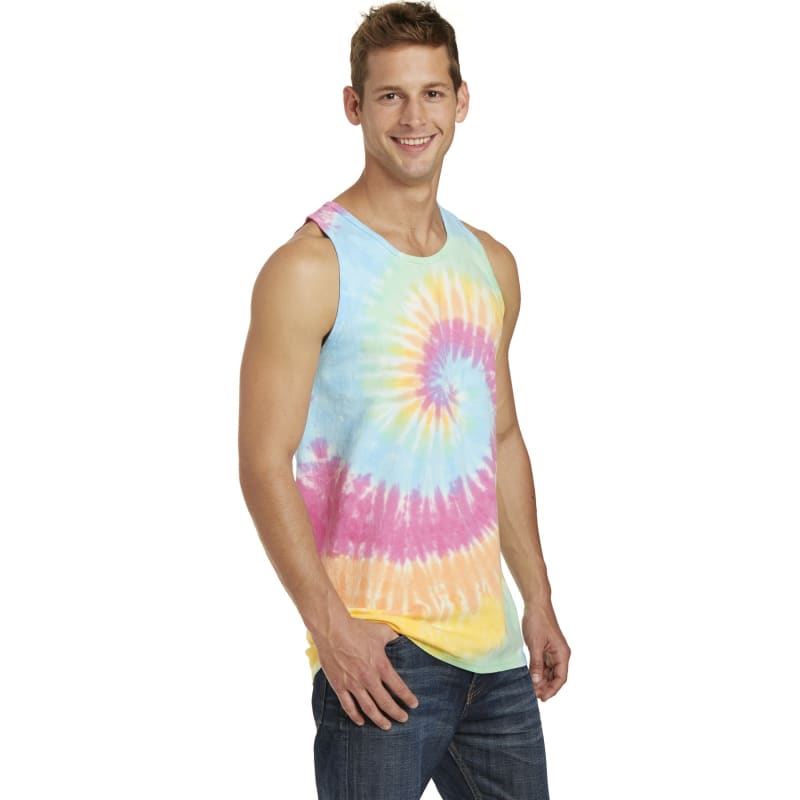 Port & Company Tie-Dye Tank Top. 8