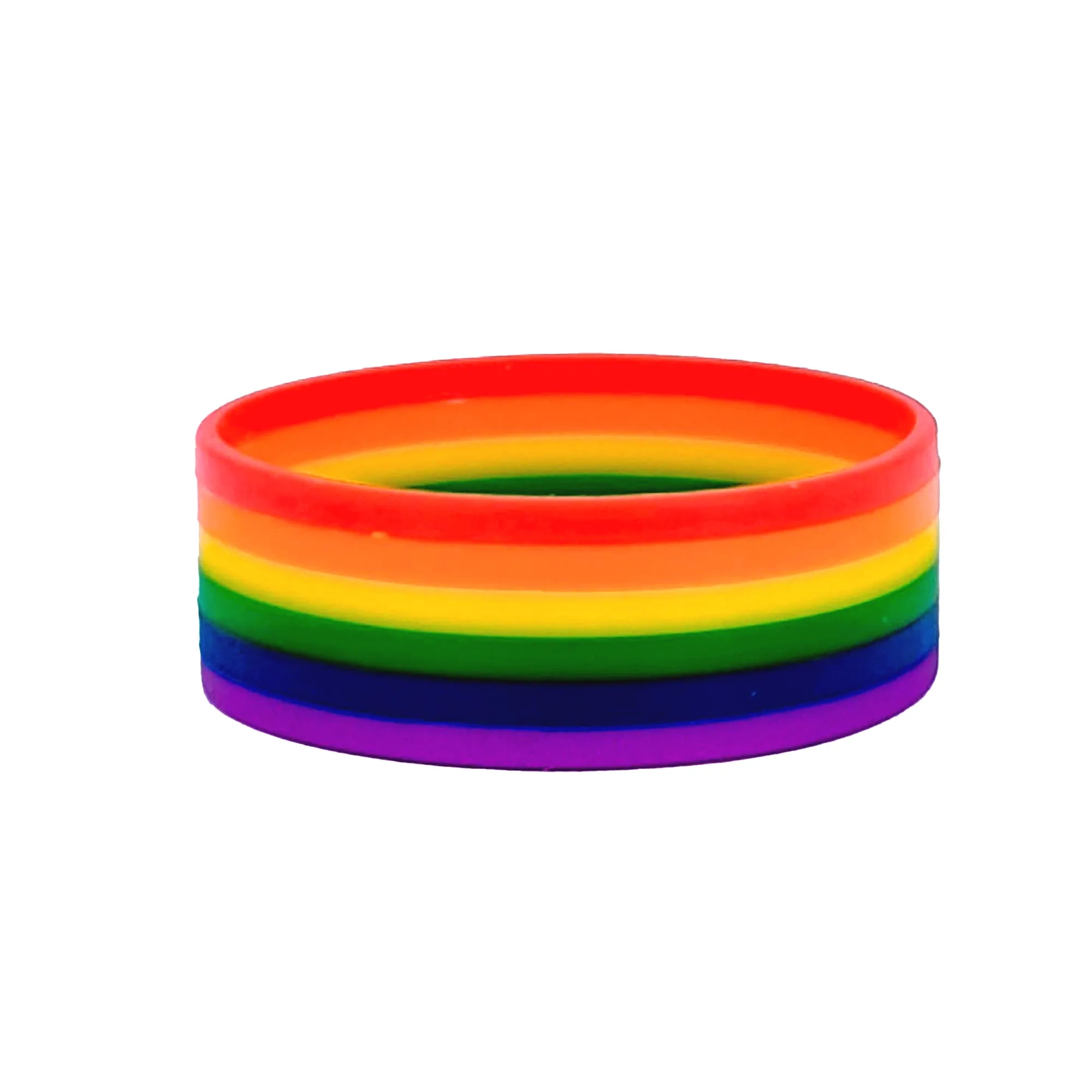 Rainbow Bracelet Silicone LGBTQ 7