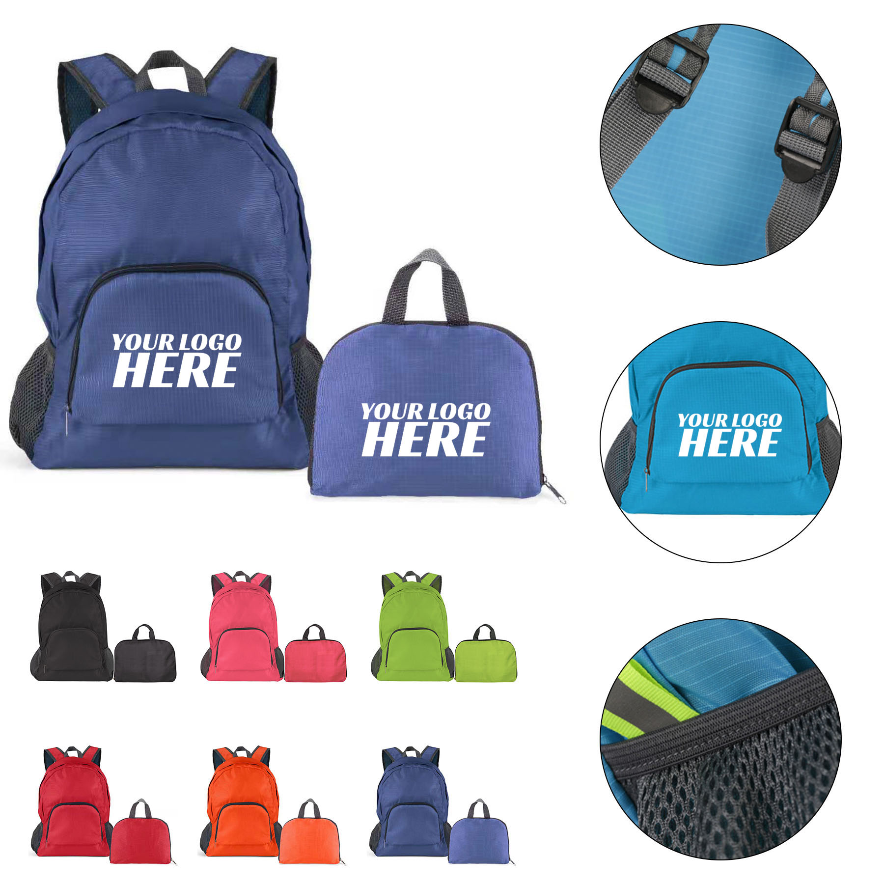 Foldable Hiking Nylon Daypack 2