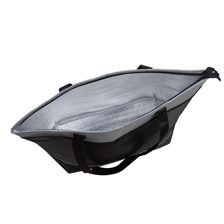 22"W x 16"H x 7 ½"Gusset - "FROST LINE" Super-Sized Insulated Zipper Cooler Tote 3