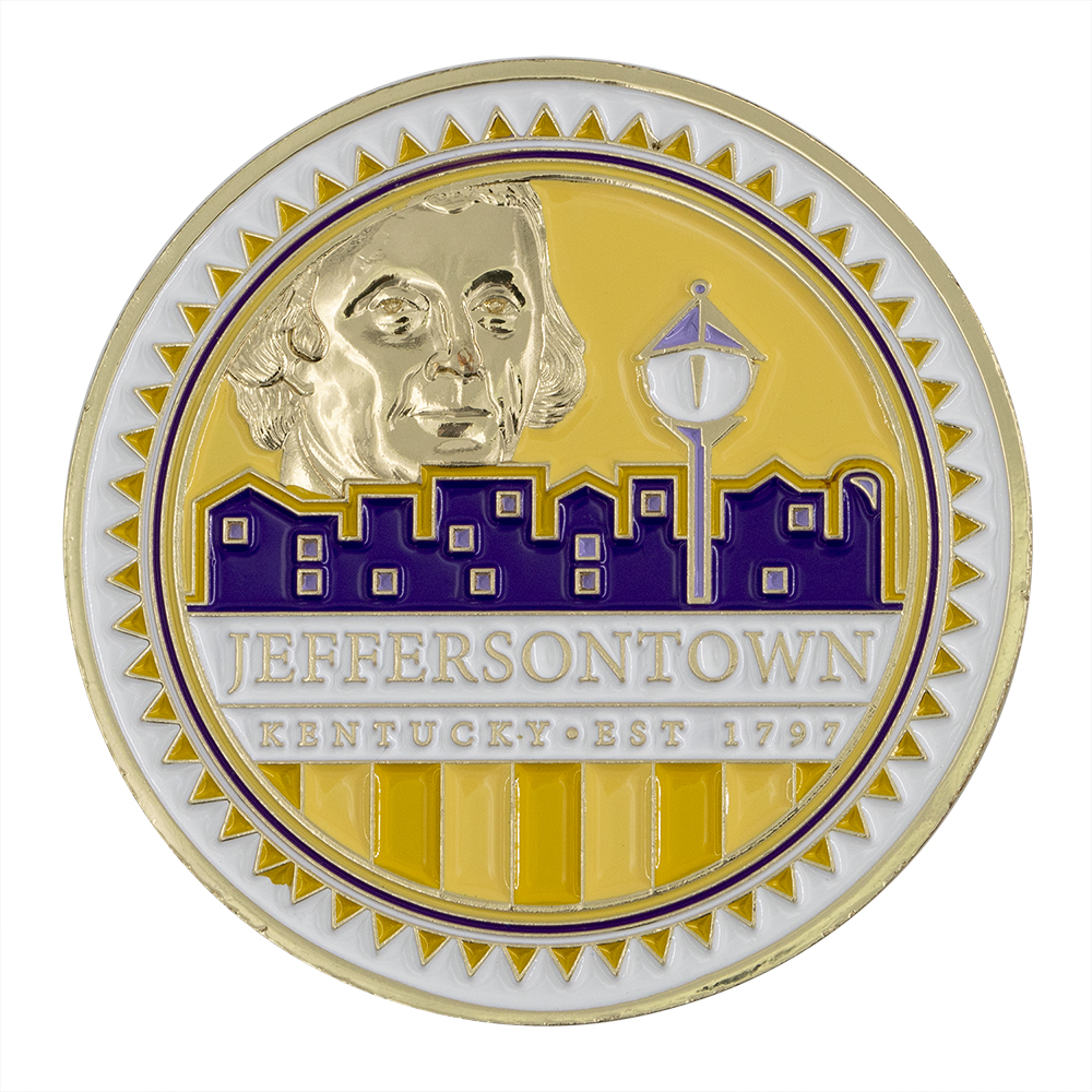 Die Struck Brass Challenge Coins (3D) 6