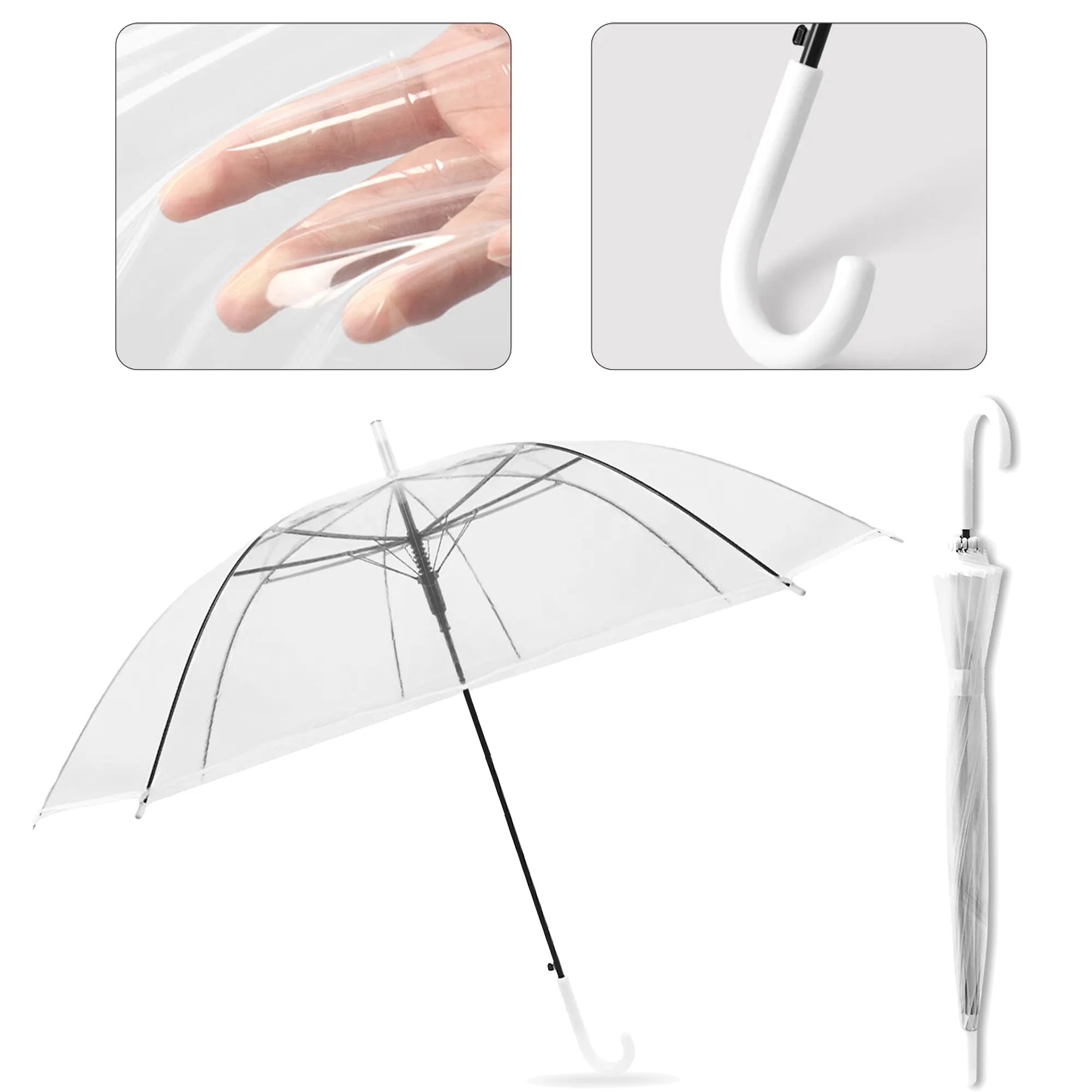 36.5 Arc Transparent Umbrella 1