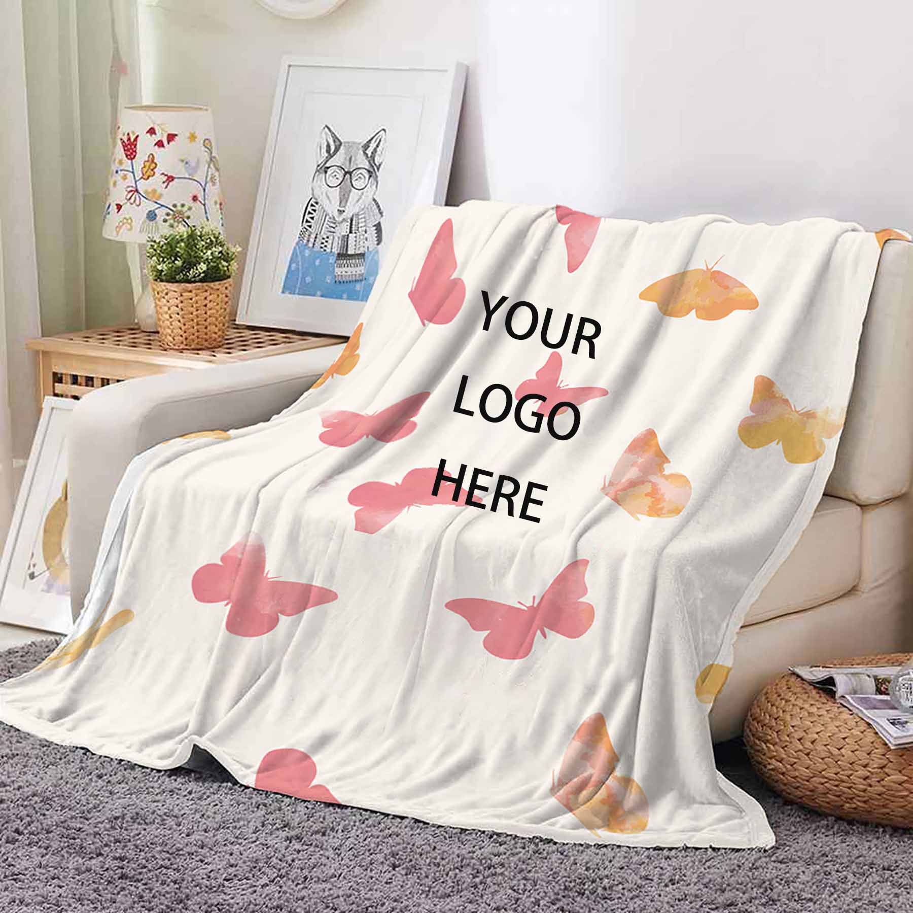 Plaid Flannel Fleece Throw Blanket 11