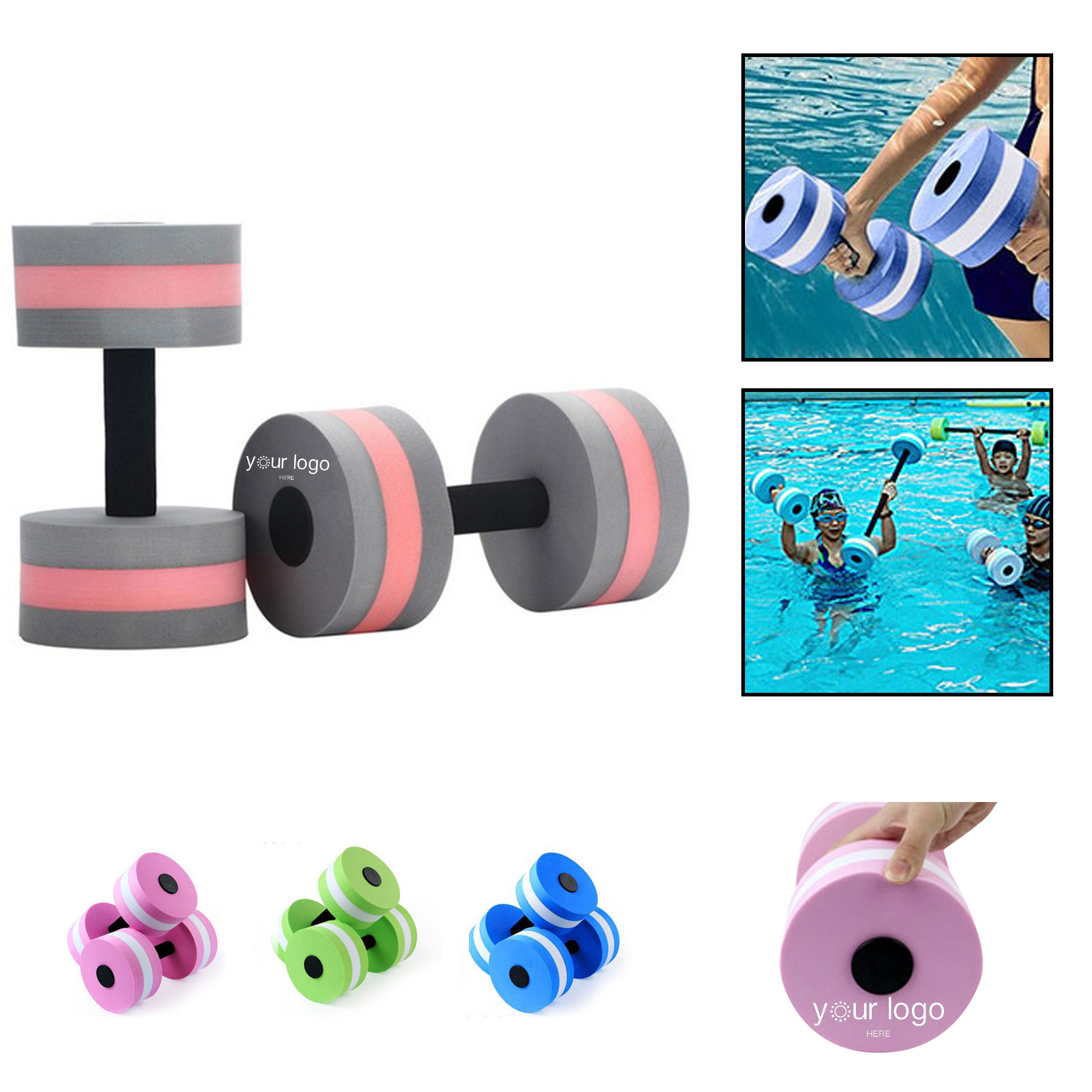 Water Sports EVA Foam Dumbbel 2