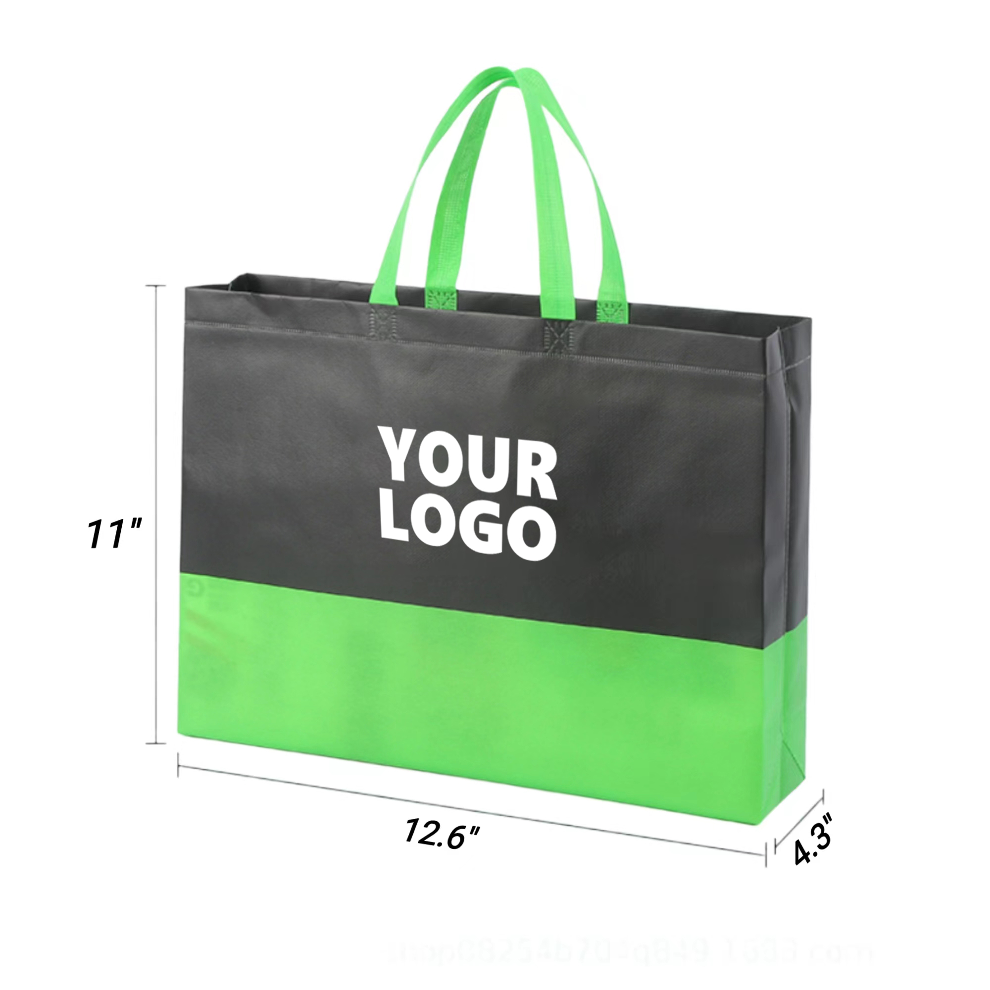 Color-Blocking Non-Woven Tote Gift Bag 3