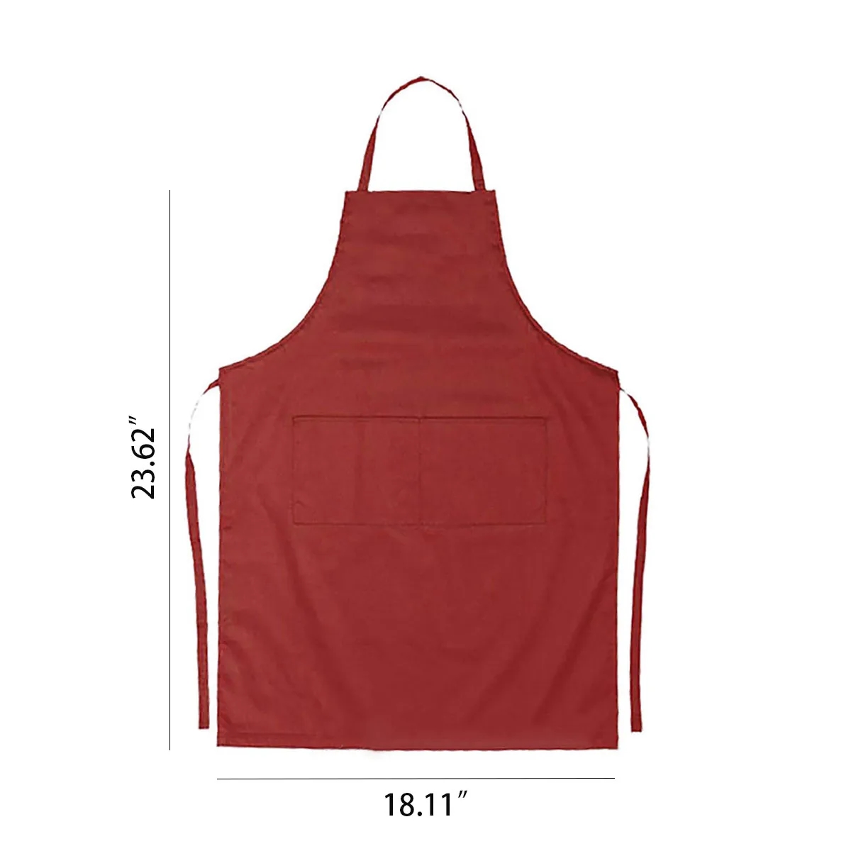 Unisex 2 Pockets Painting Cooking Kid Apron Age 8-12 4