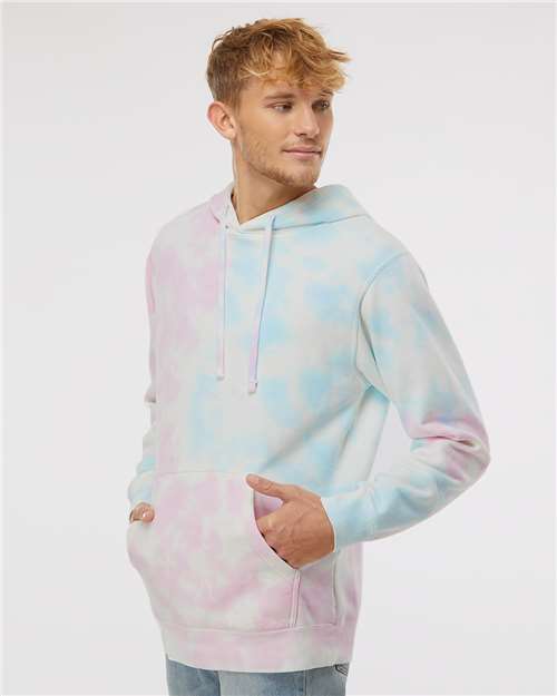 Unisex Midweight Tie-Dyed Hooded Sweatshirt - PRM4500TD 55