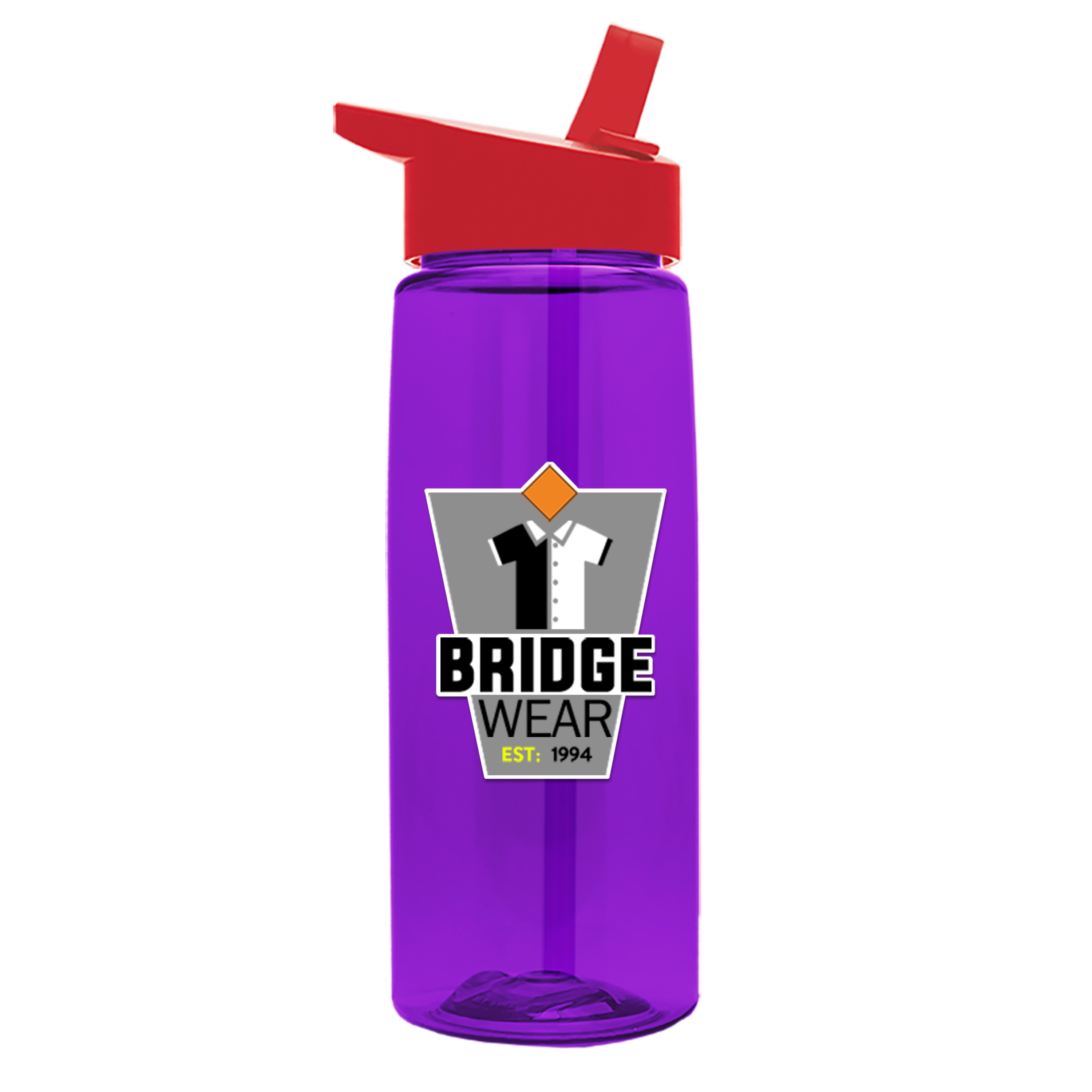 Garyline® Flair Tritan® Bottle with Flip-Straw Lid - 26 oz. 714