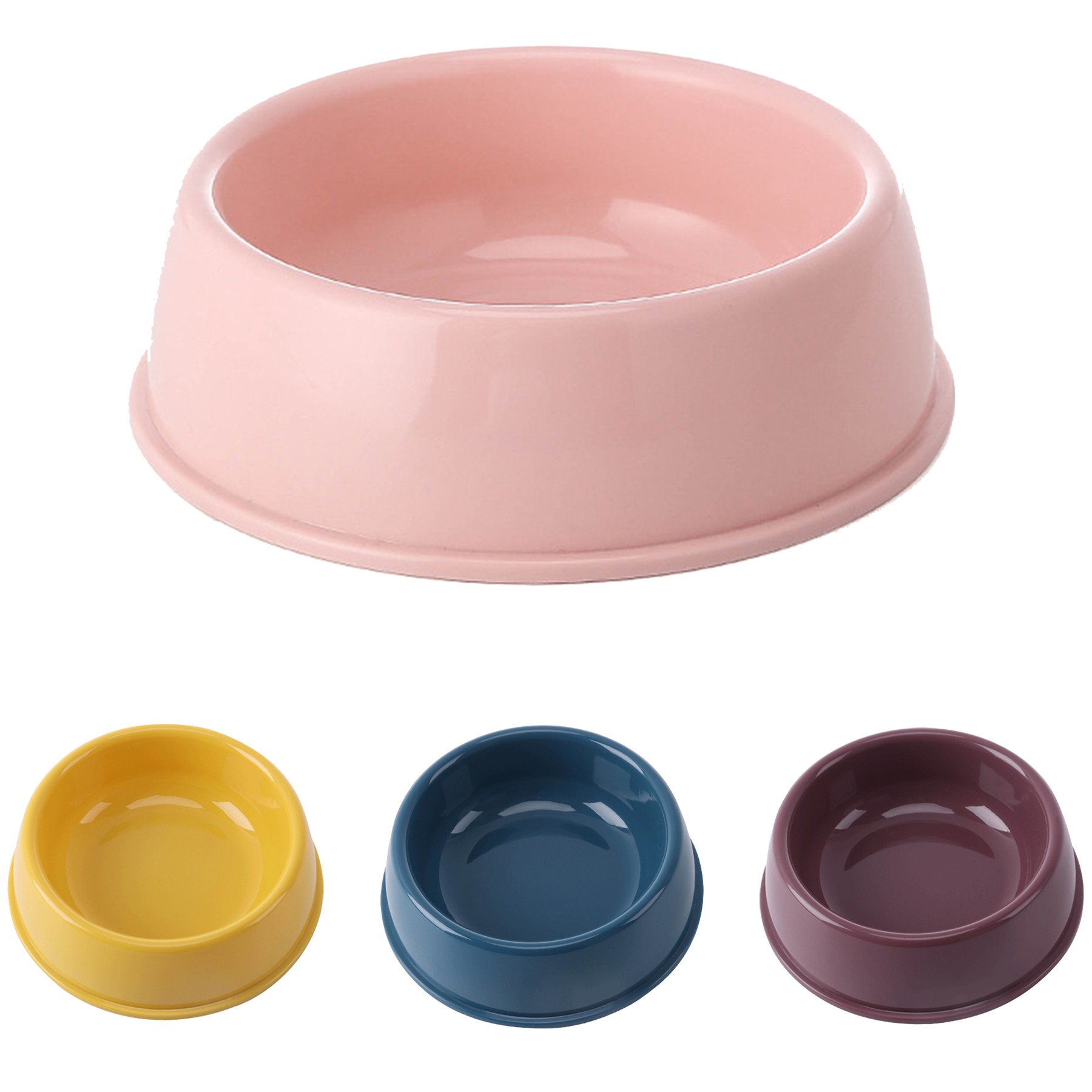 Plastic Thickened Pet Bowl 6