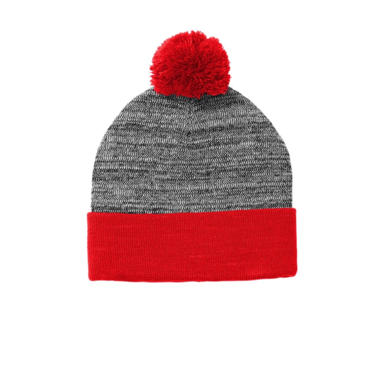 Sport-Tek Heather Pom Pom Beanie 7