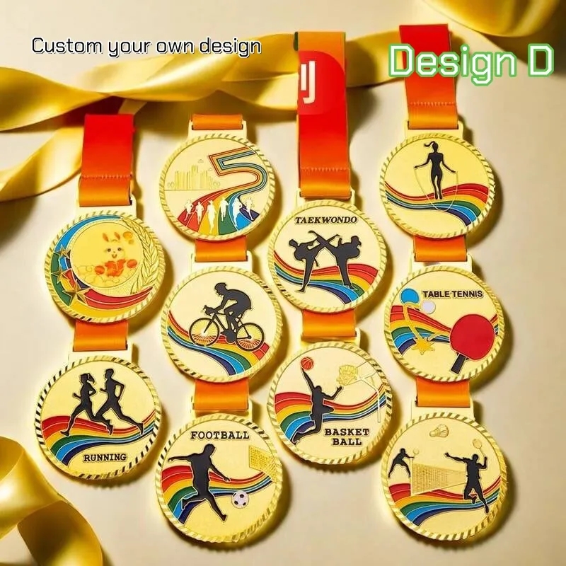 Lot Winner Metal Medals with Neck Ribbons Trophy Award 15