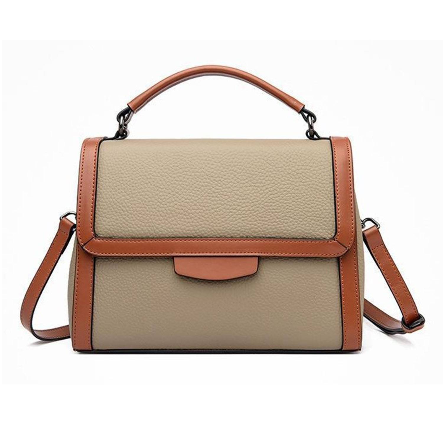 Genuine leather square crossbody bag handbag for woman 4