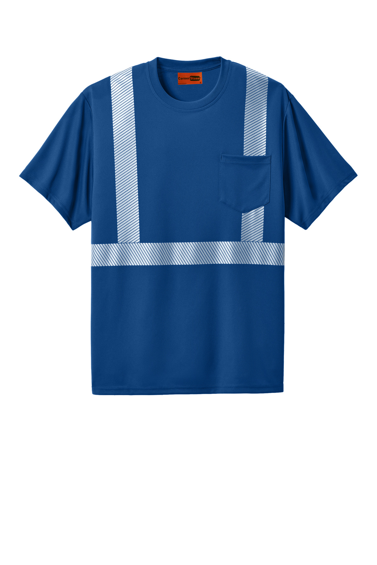 CornerStone Enhanced Visibility Segmented Tape Tee CS206 8