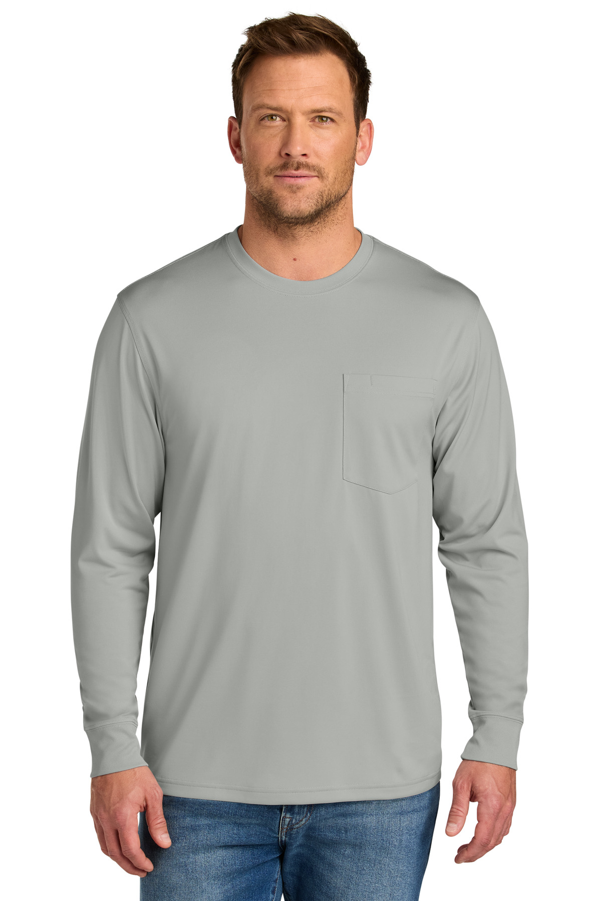 CornerStone Workwear Pro Long Sleeve Pocket Tee CS440LSP 49