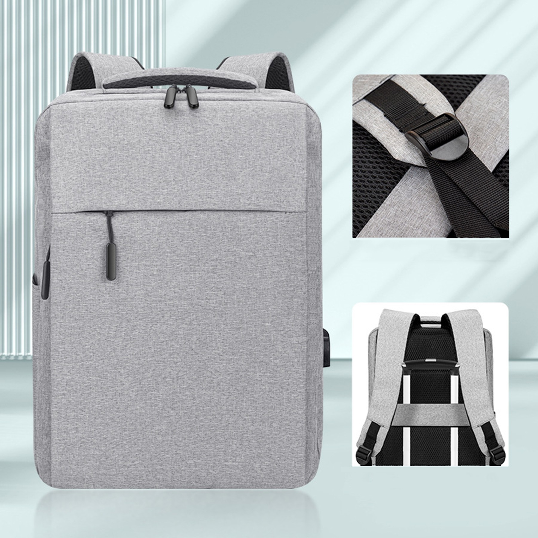 Business Travel Backpack Set Including Notebook And Pen 4