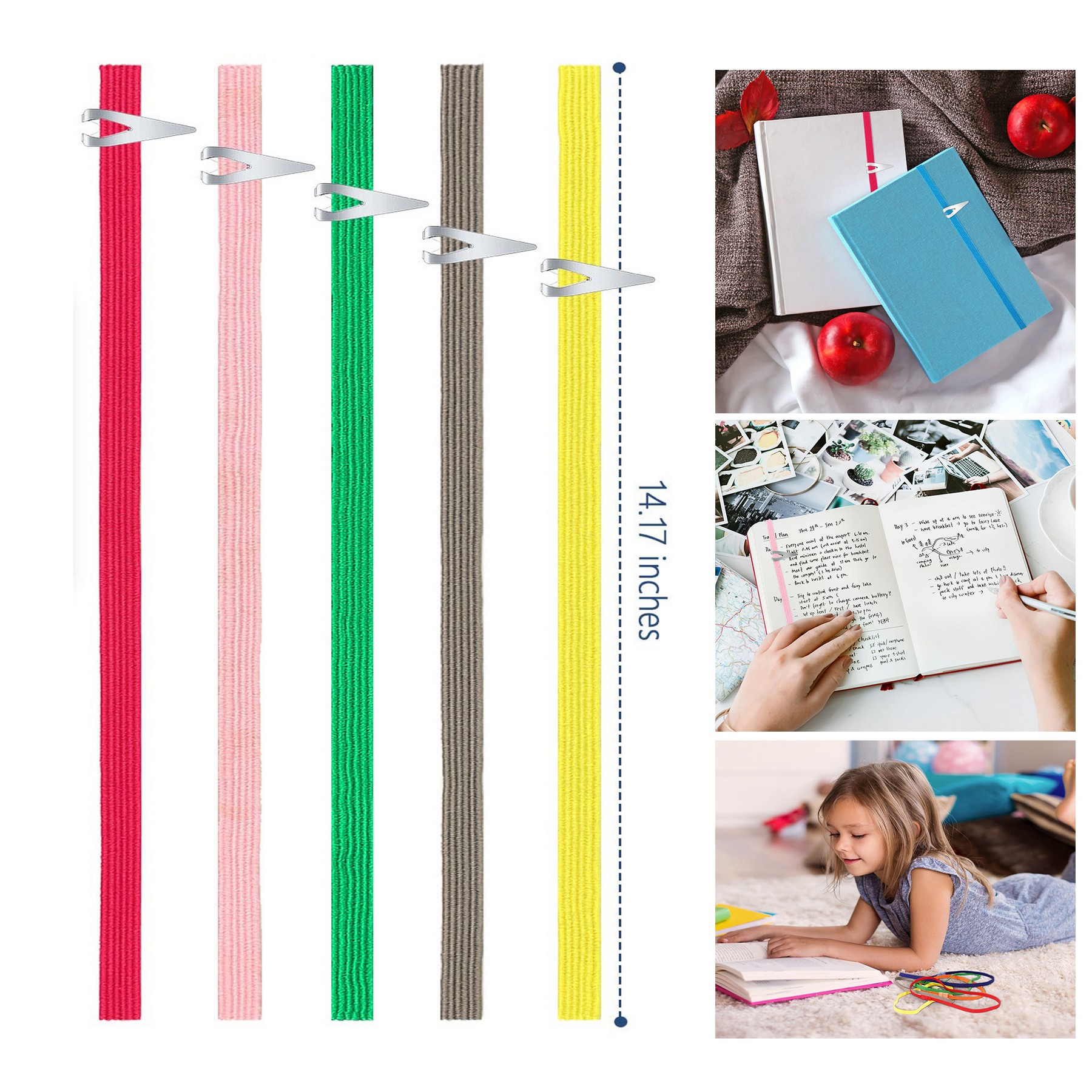 Stainless Steel Elastic Bookmark 3