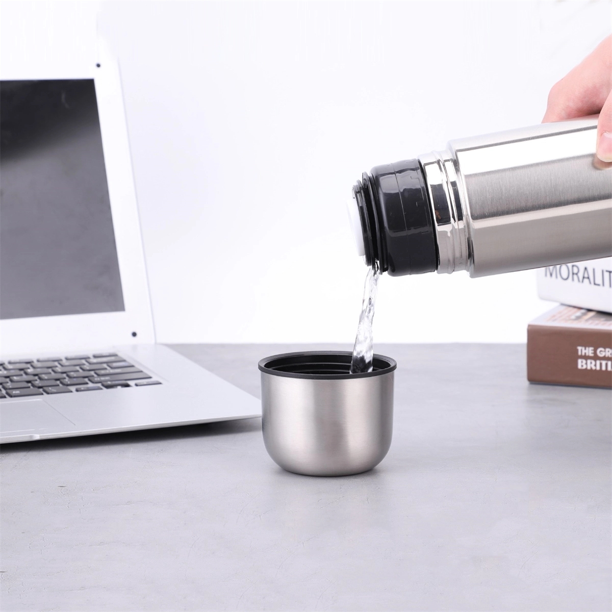 17Oz Stainless Steel Coffee Thermos, custom water bottle with logo imprint 6