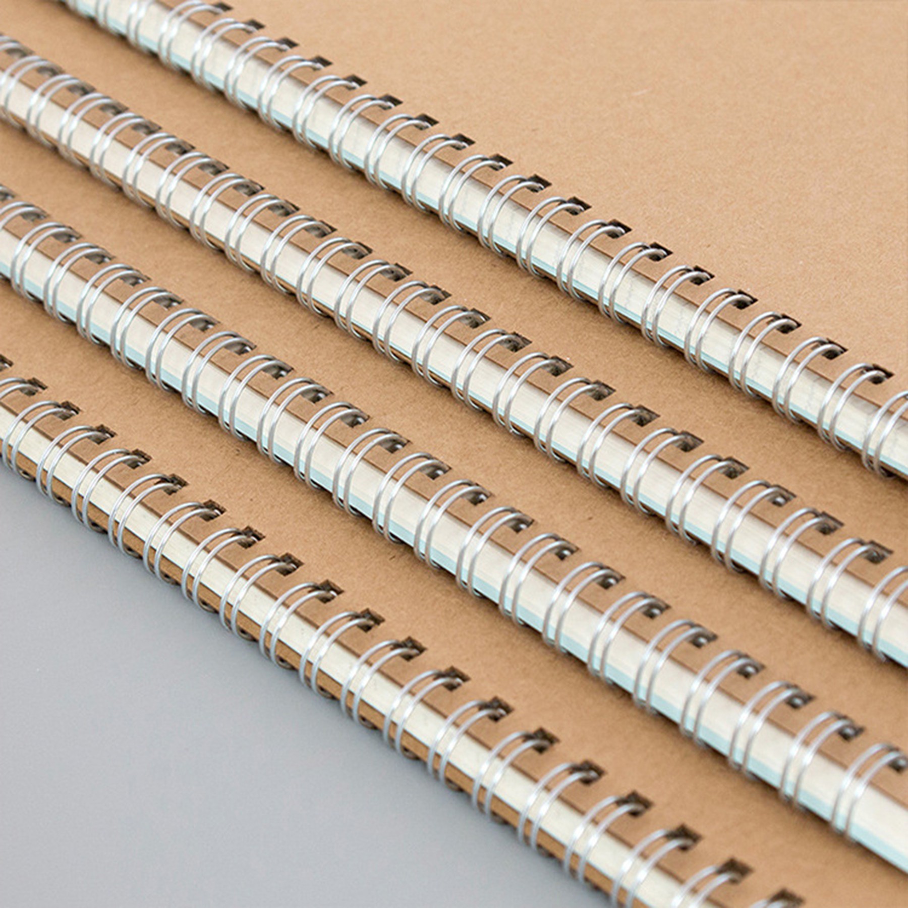 A5 Kraft Paper Coil Notebook Student Sketchbook Notepad 2