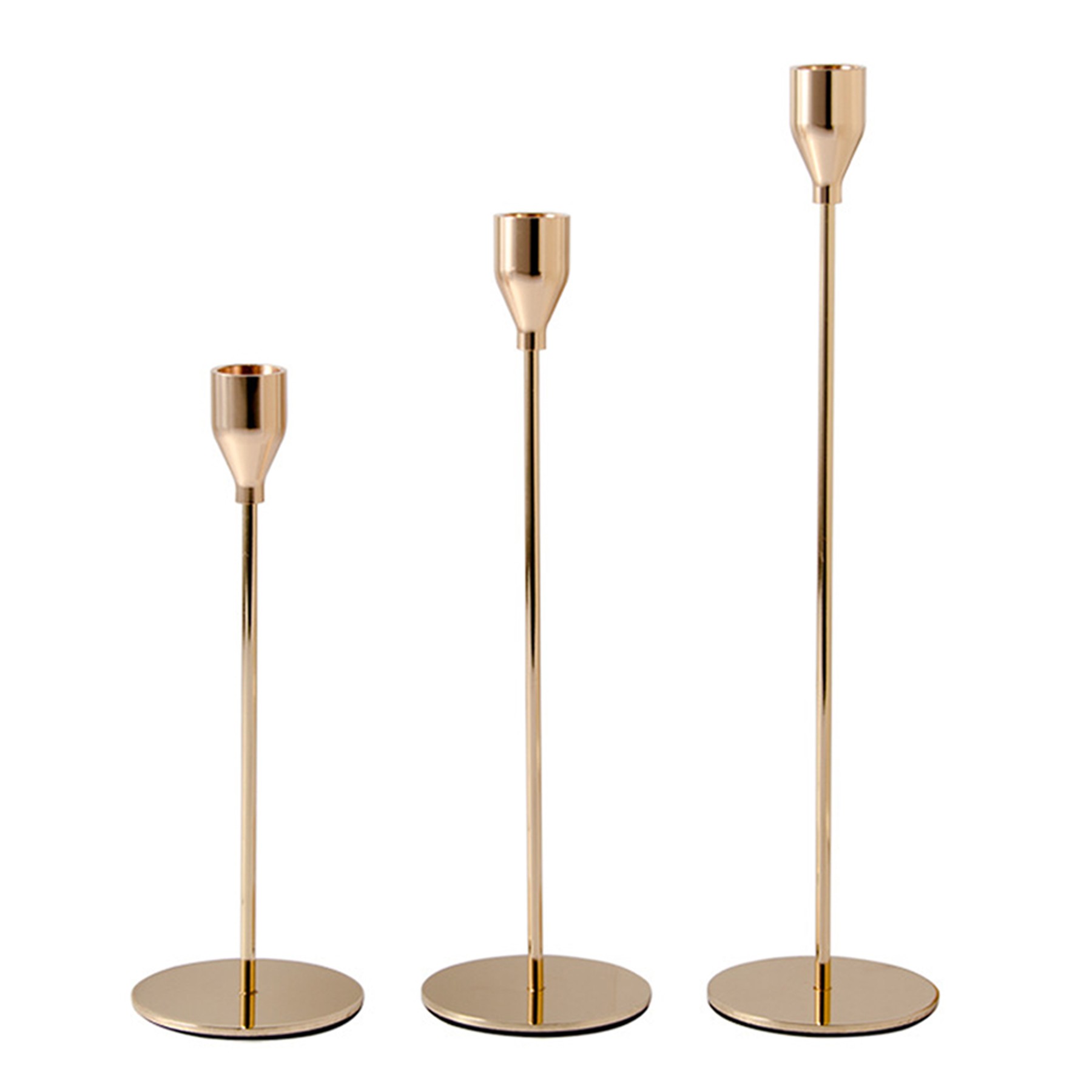 Metal Home Candle Holder Set 2