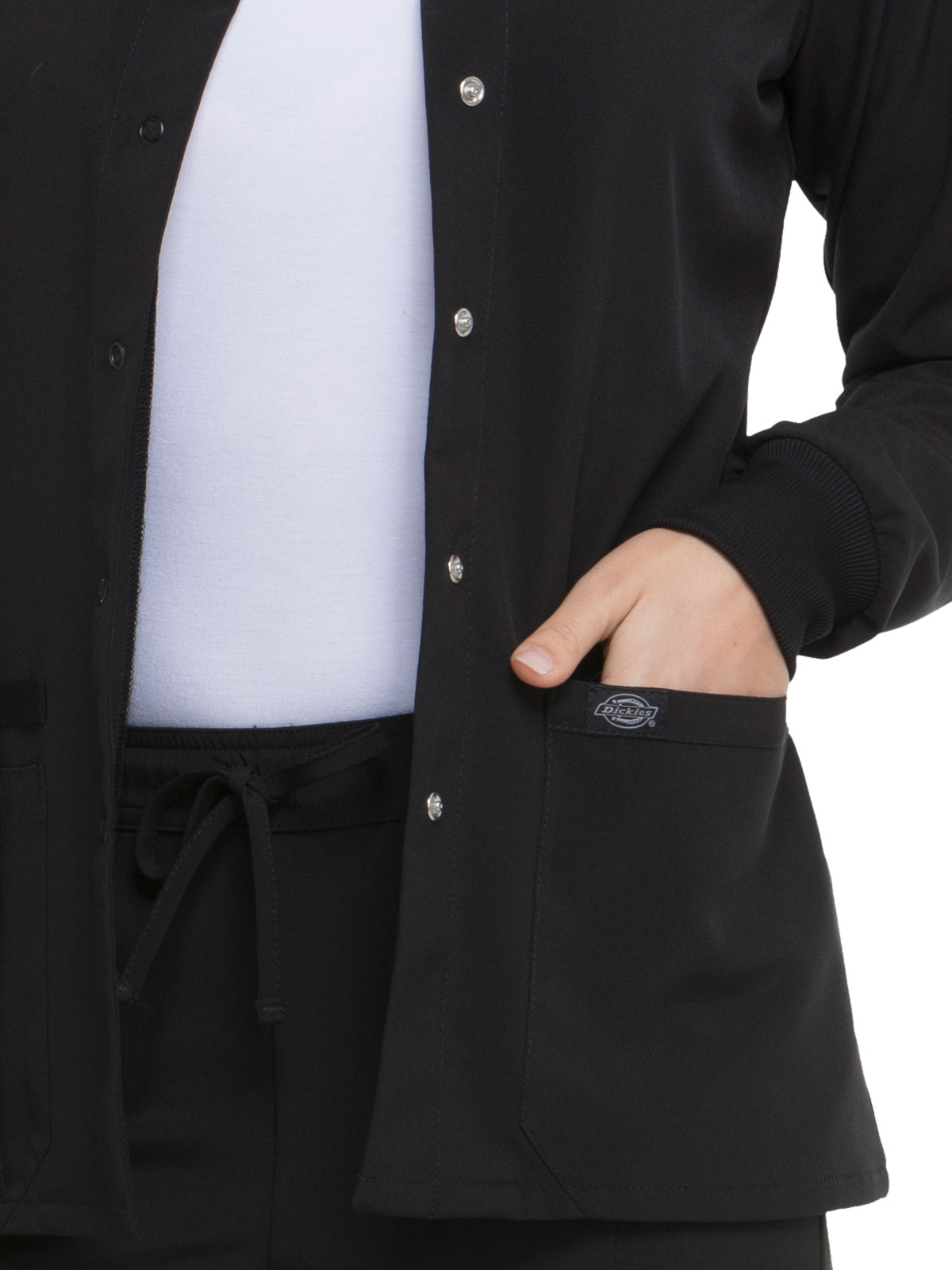 EDS Essentials Women's 2-Pocket Snap Front Jacket