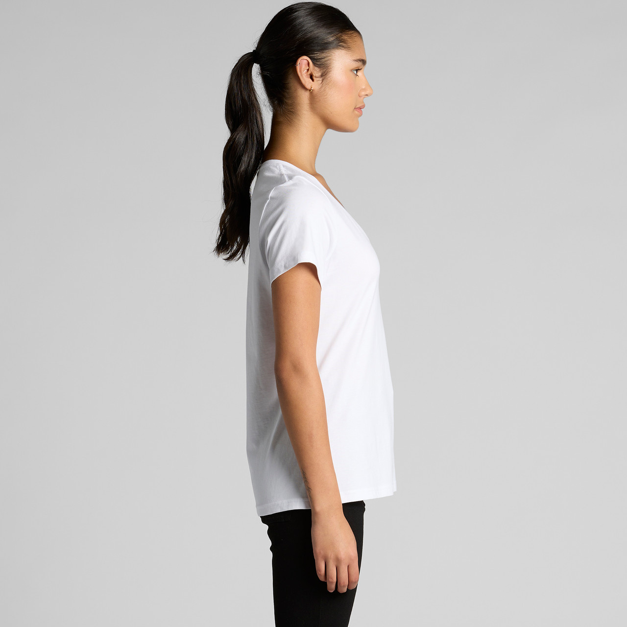 Wo's Maple V Neck Tee | 4023 12