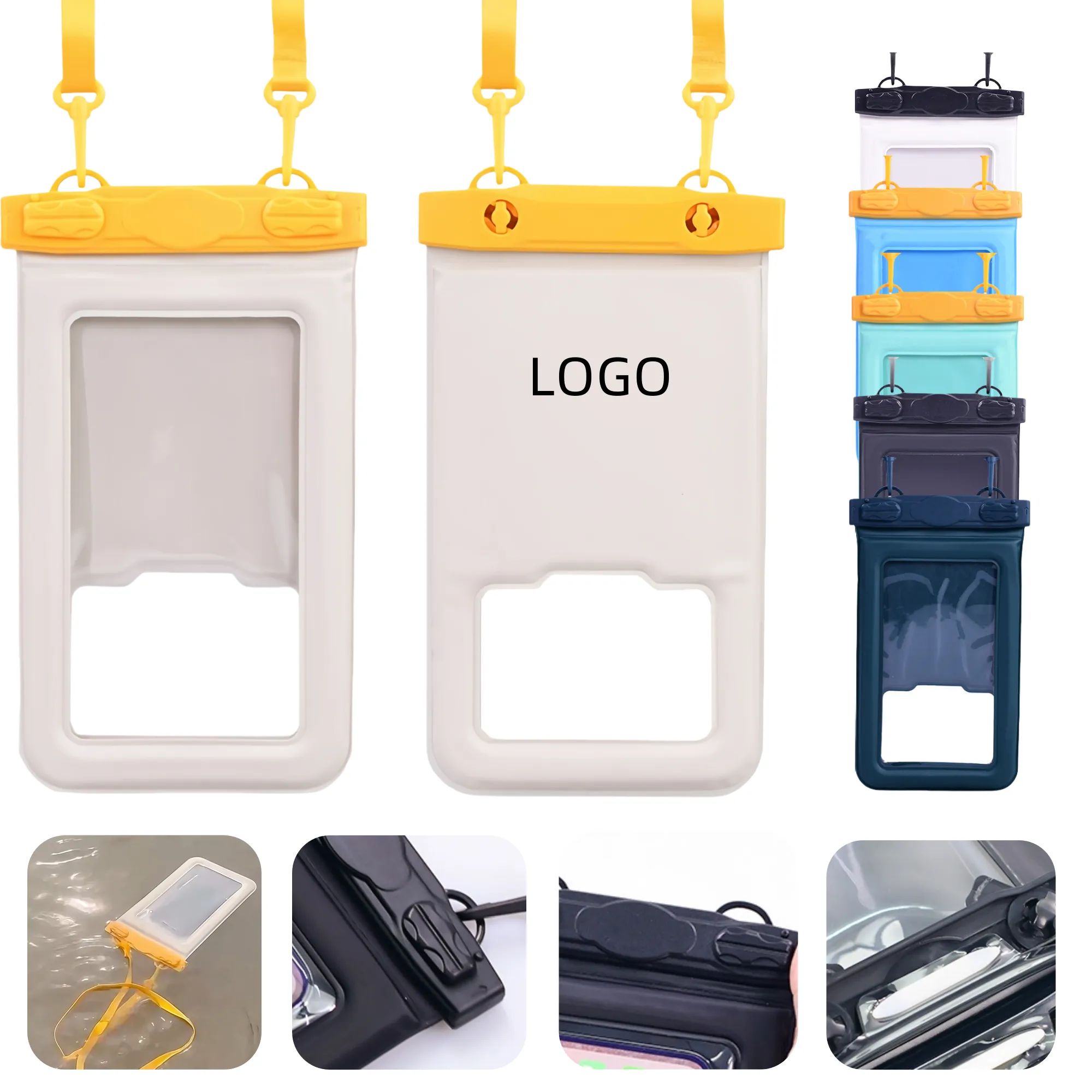 Cotton-Padded Buoyancy Mobile Phone Waterproof Bag 7