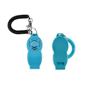 Whistle Durable Metal Pet Training Clicker With Wrist Band 4