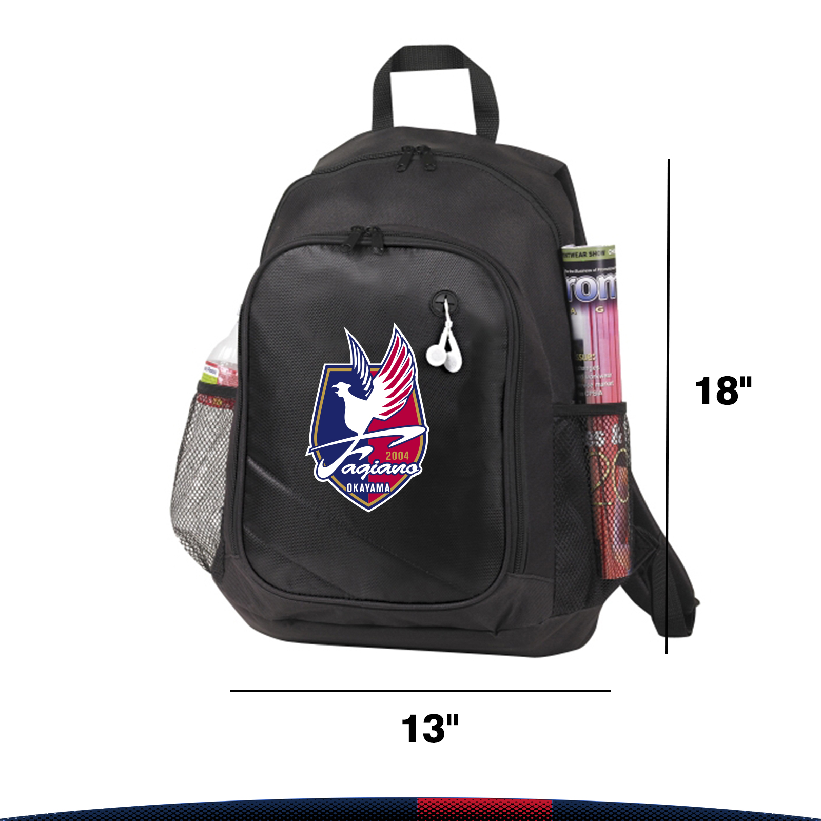 Hikup Business Backpack, custom backpack with logo imprint 2