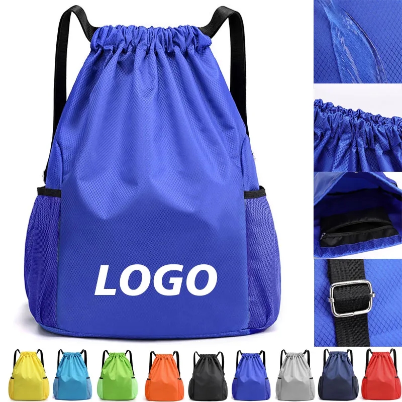 Water Resistant Oxford Fabric Drawstring Bag 2