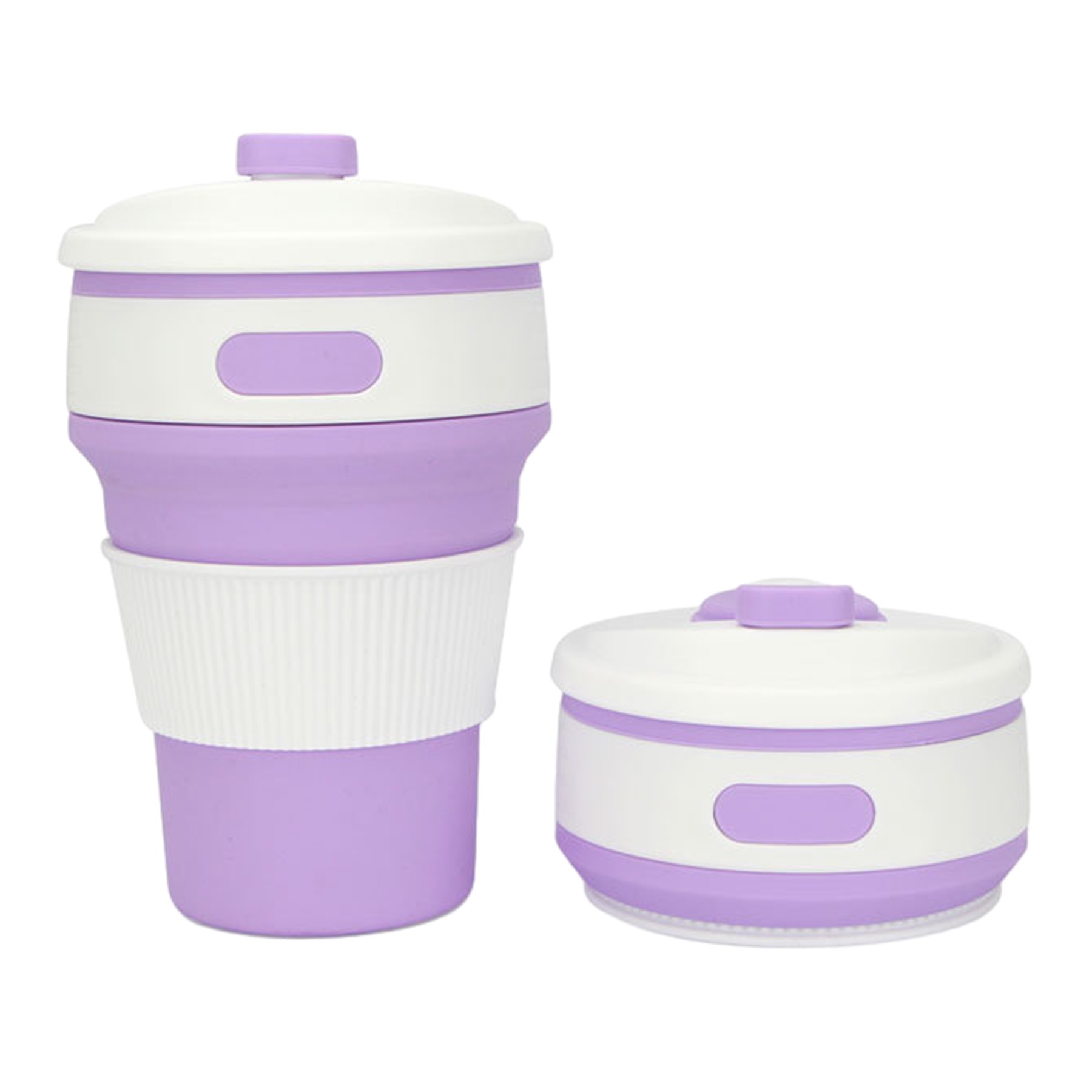 11.8Oz Silicone Folding Water Bottle 4